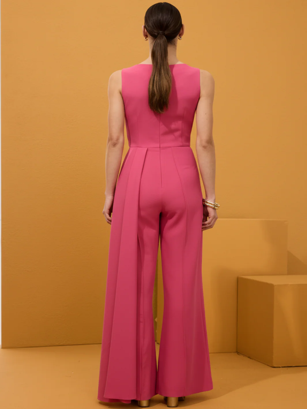 Arggido Jumpsuit In Fuschia 49591 - Image 3