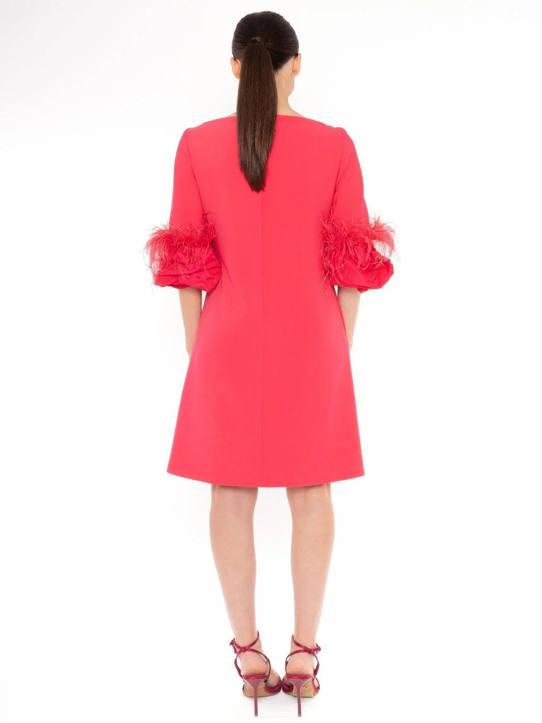 Carla Ruiz Dress 52603 In Fuschia - Image 3