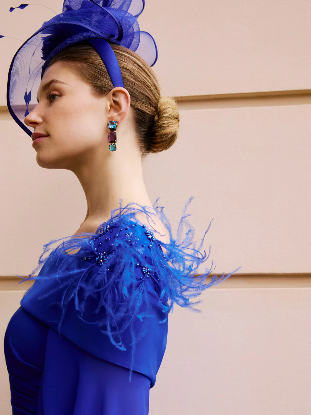 Couture Club Dress 1G72 In Cobalt Blue - Image 2