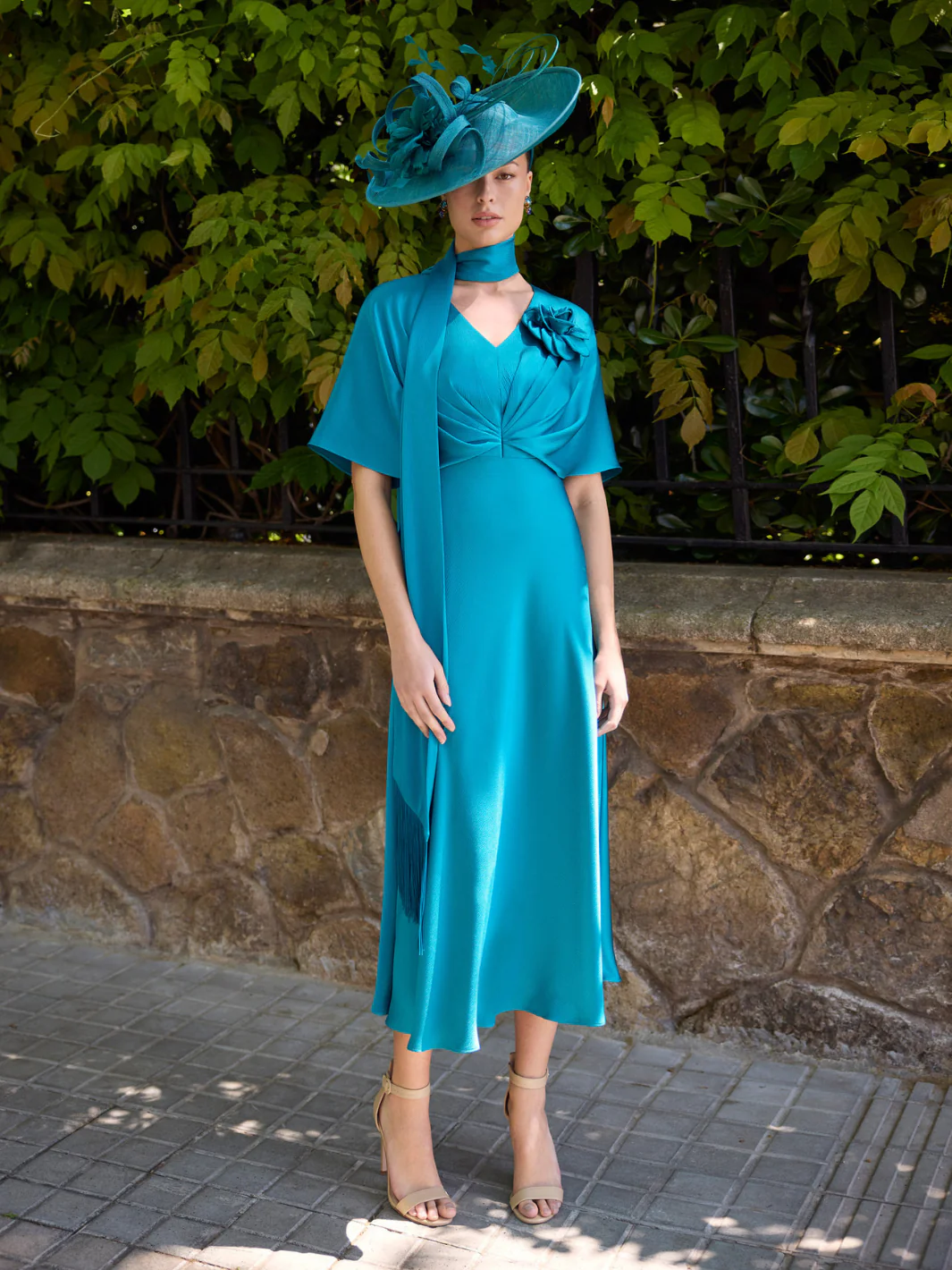 Couture Club Dress 1G60 In Teal
