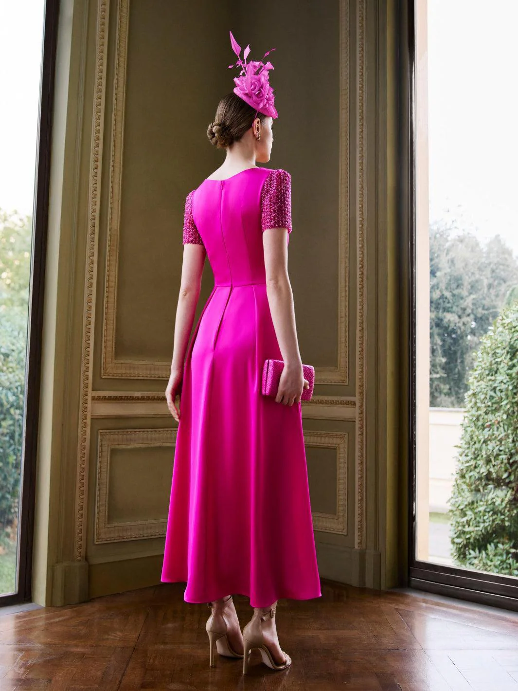 Couture Club Dress 1GH9 In Pink - Image 2