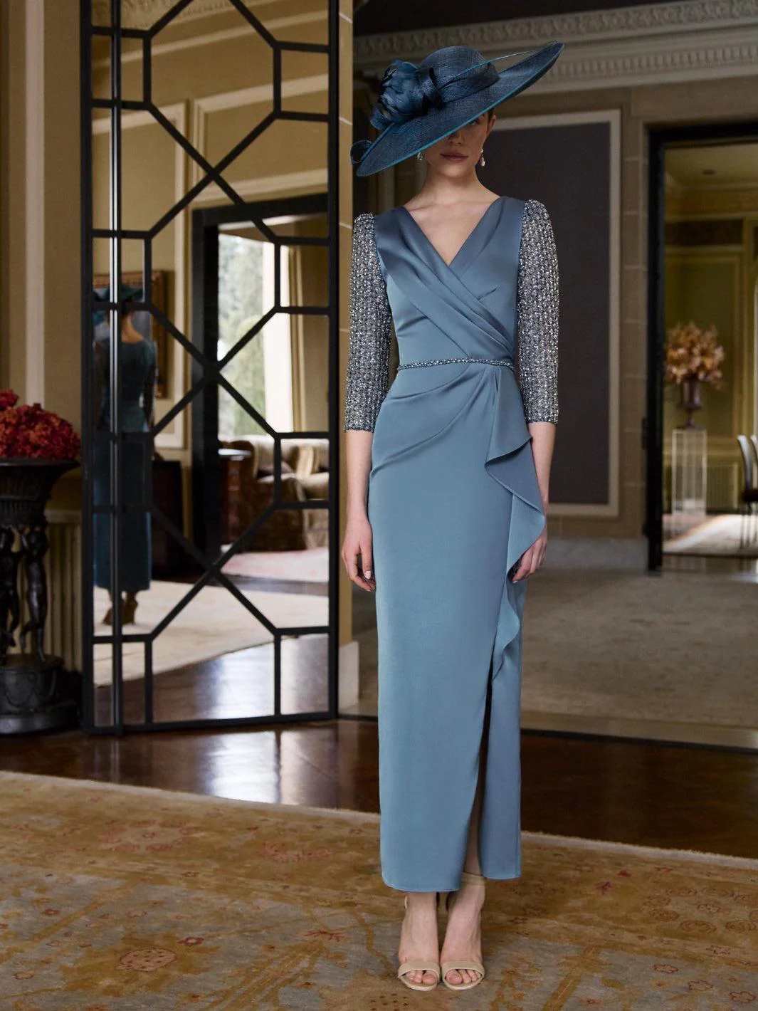 Couture Club Dress 1GJ1 In Blue