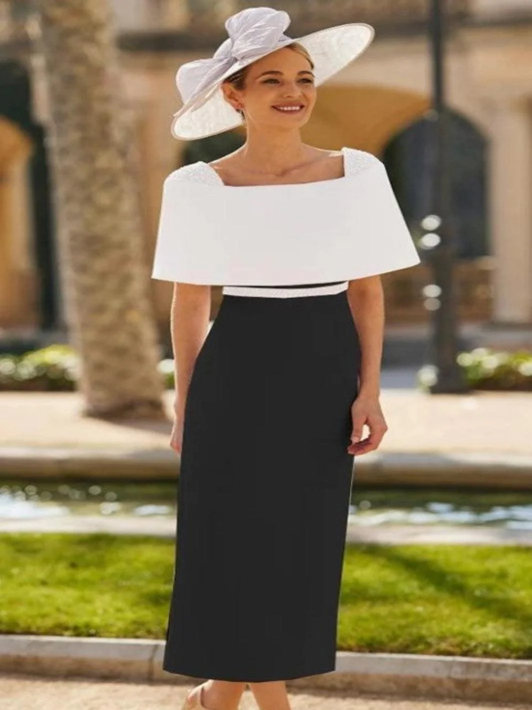 Couture Club Dress 8G153 In Black/Natural - Image 2