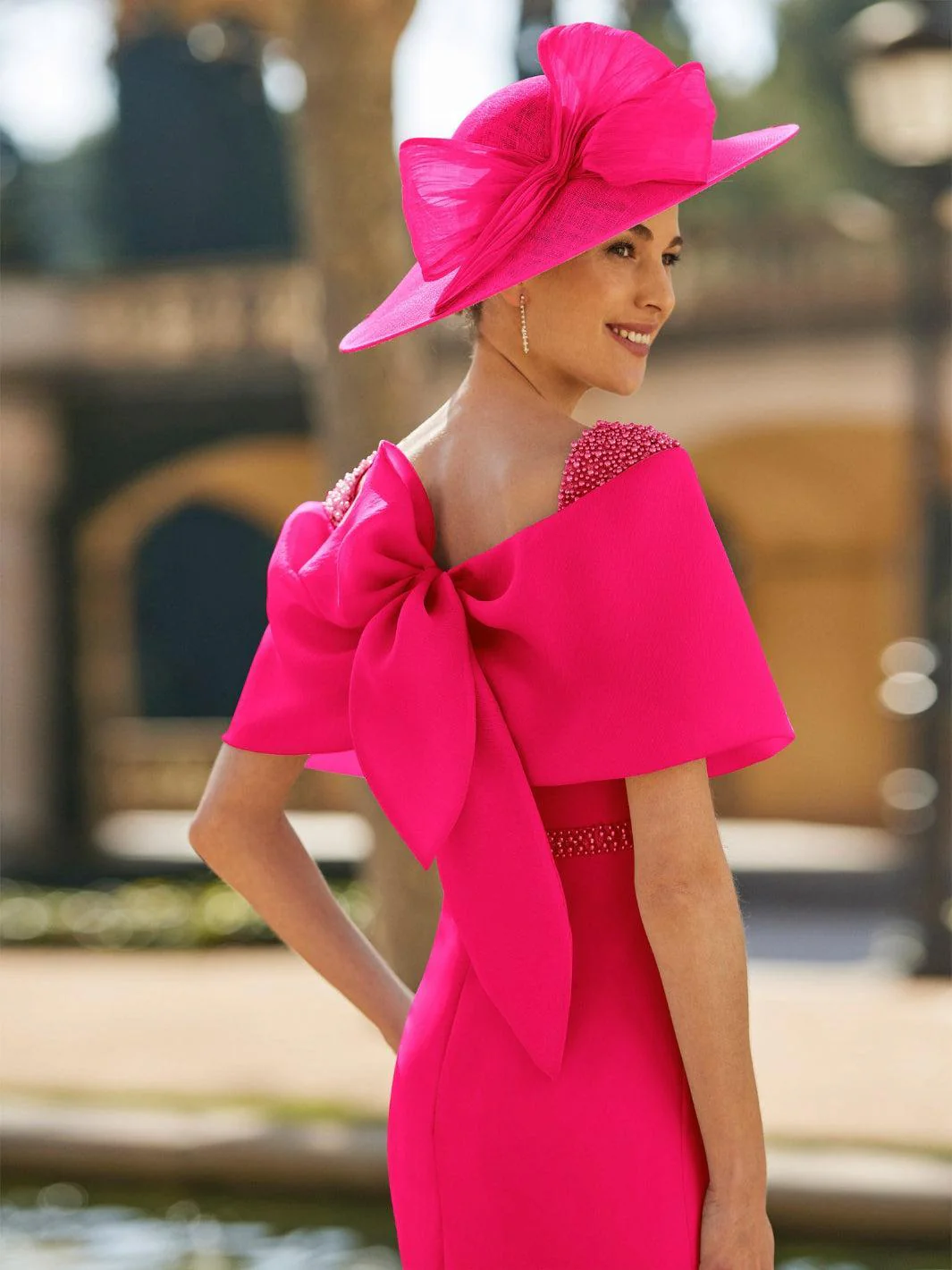 Couture Club Dress 8G153 In Fuschia