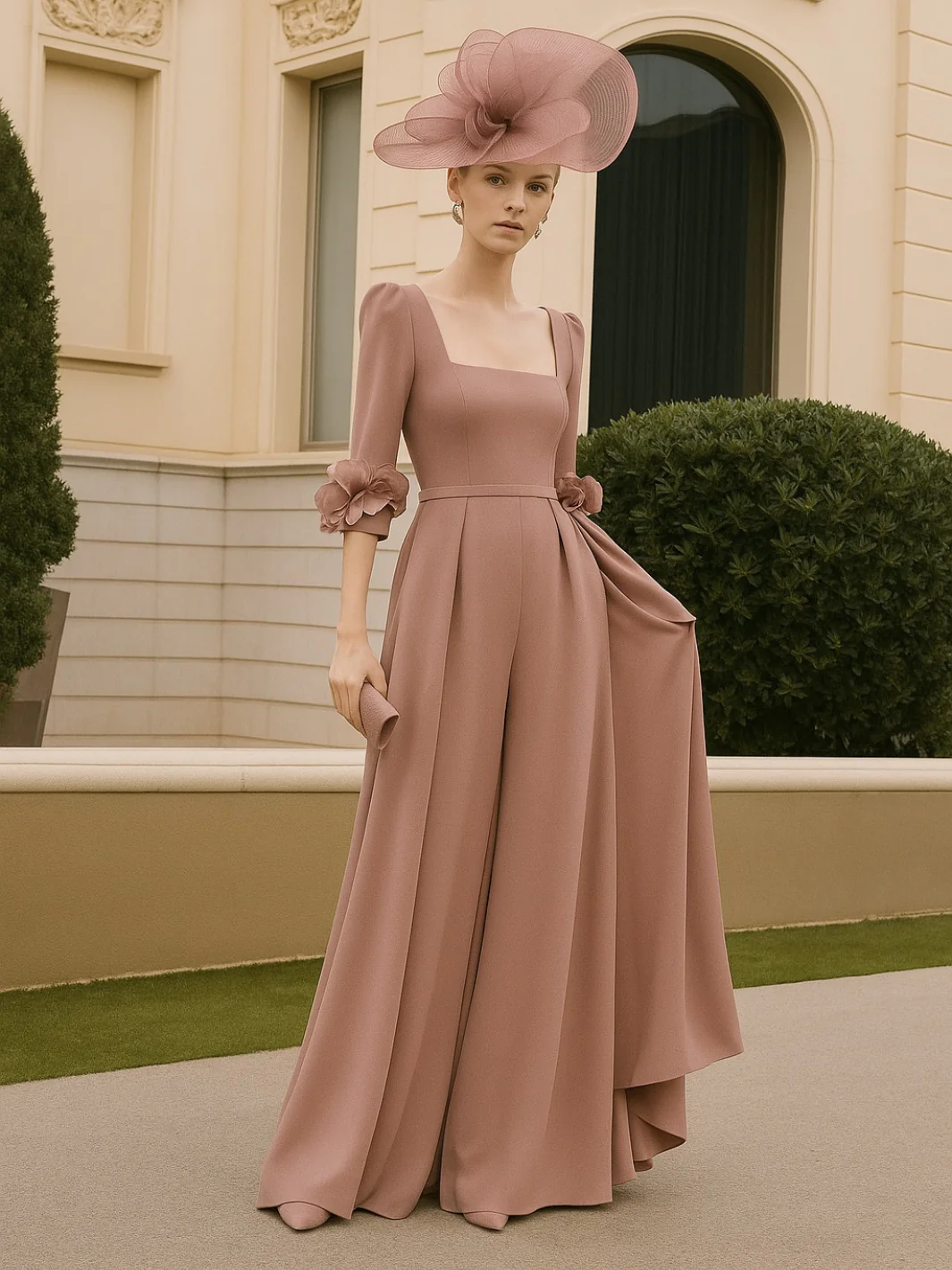 Couture Club Jumpsuit 1G1L5 In Vintage Rose
