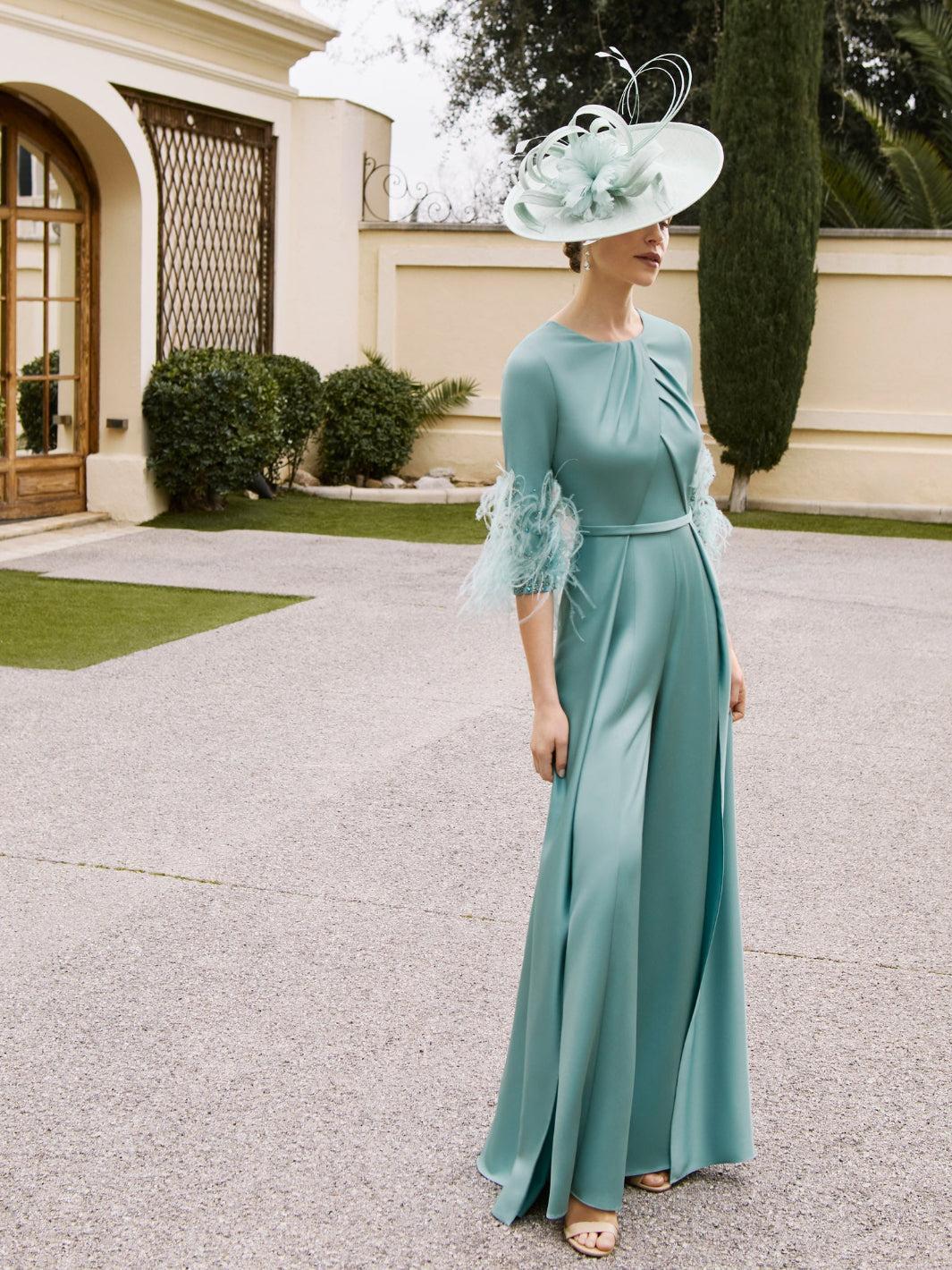 Couture Club Jumpsuit 1GA9 In Celadon