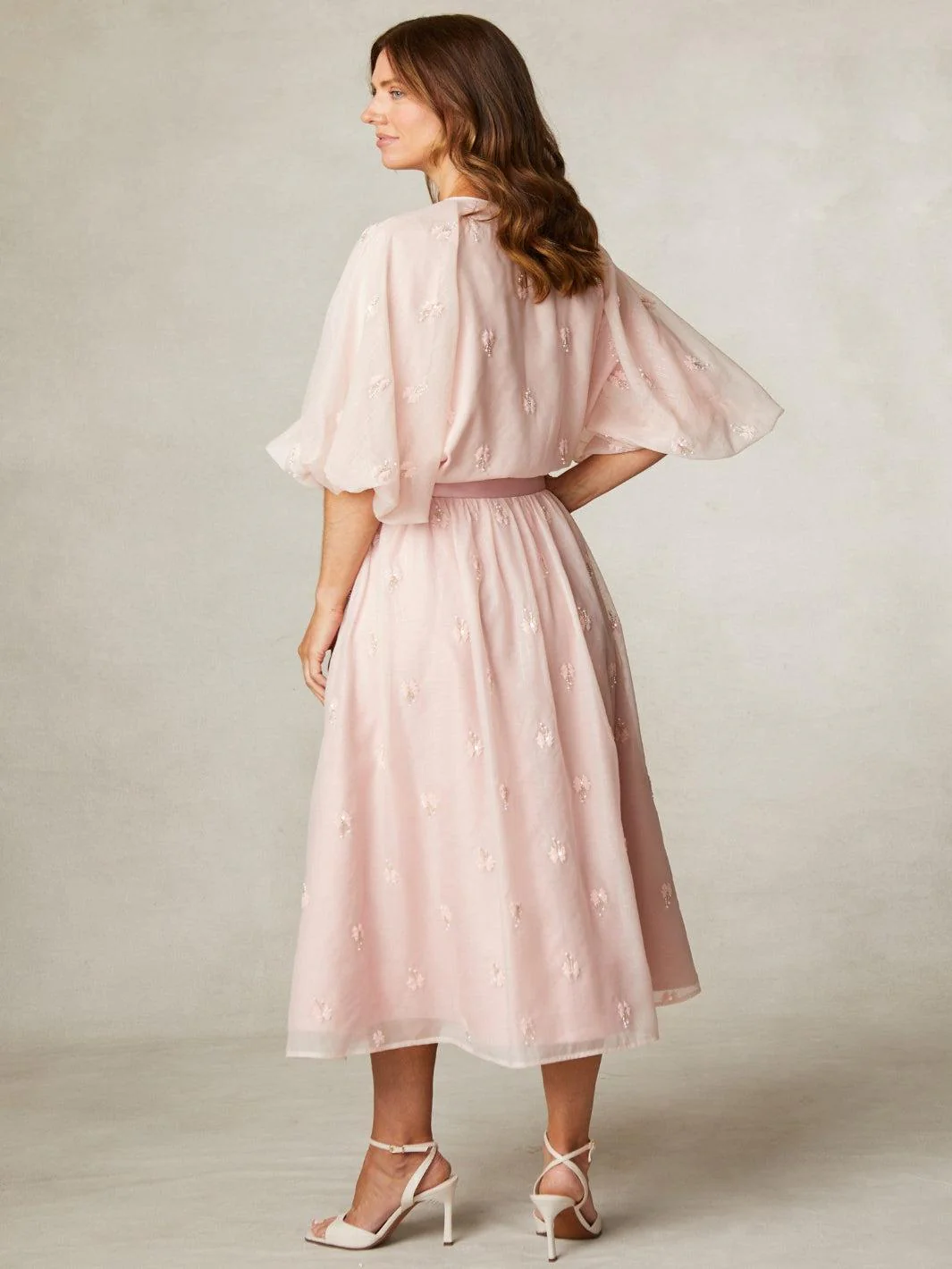 Fee G Alice Organza Top In Blush 932B/134 - Image 4
