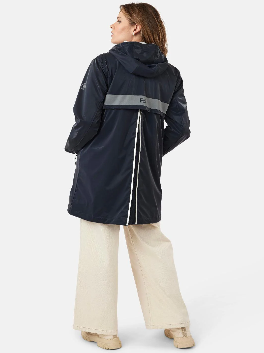 Frandsen Rain Jacket In Navy 475-69 - Image 2