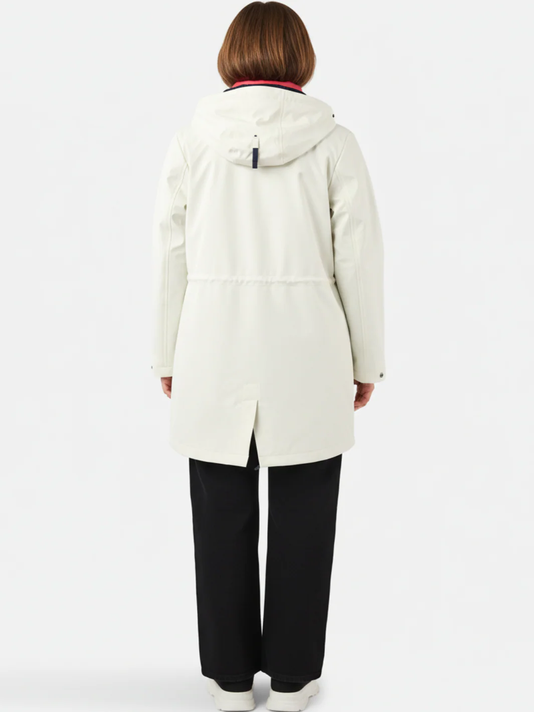 Frandsen Rain Jacket In Off White 475-11 - Image 3