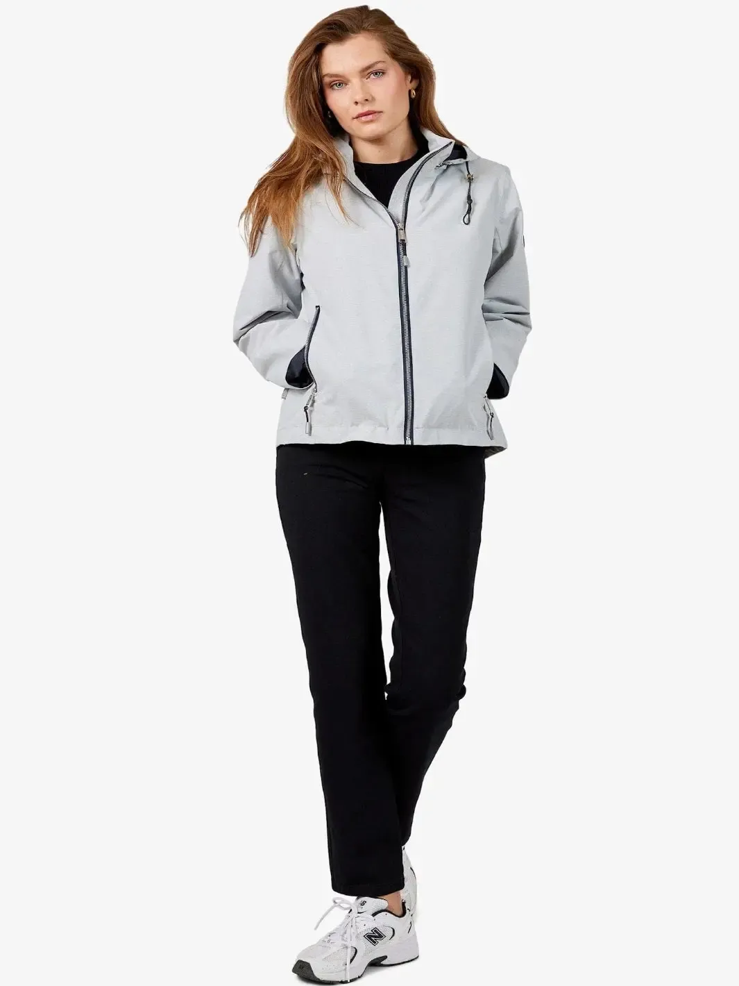 Frandsen Water Proof Rain Jacket In Grey 459-9569 - Image 4