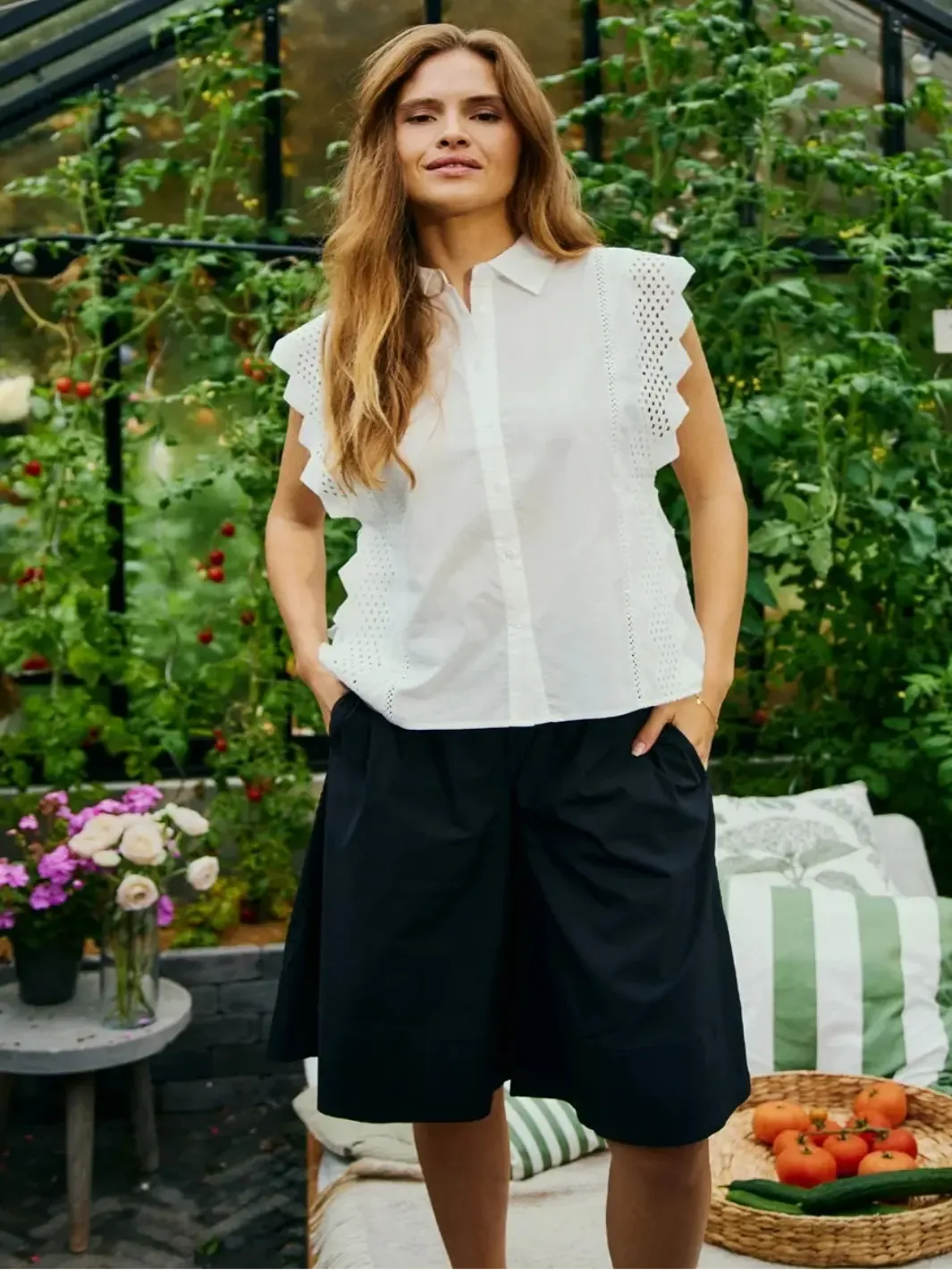 Freequent Bermuda Shorts In Black 208186
