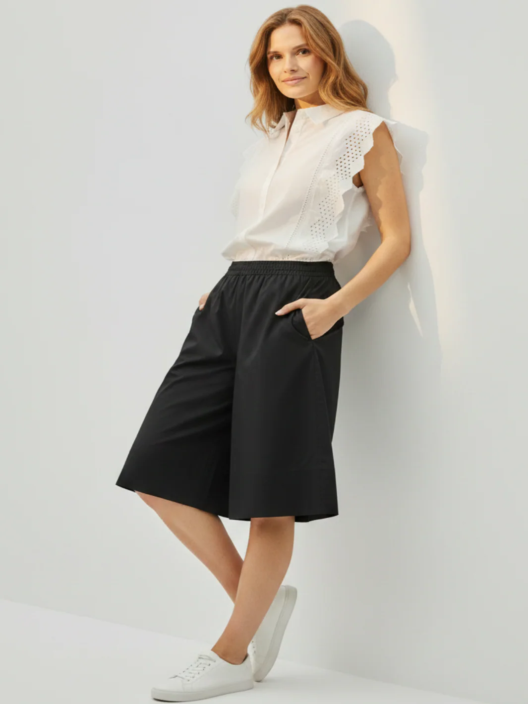 Freequent Bermuda Shorts In Black 208186 - Image 4