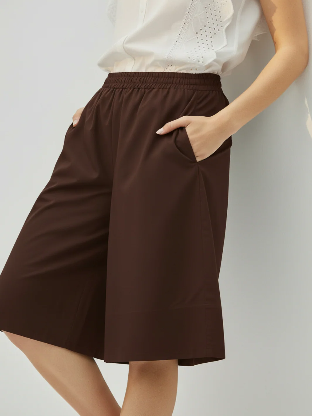 Freequent Bermuda Shorts In Coffee Bean 208186 - Image 3