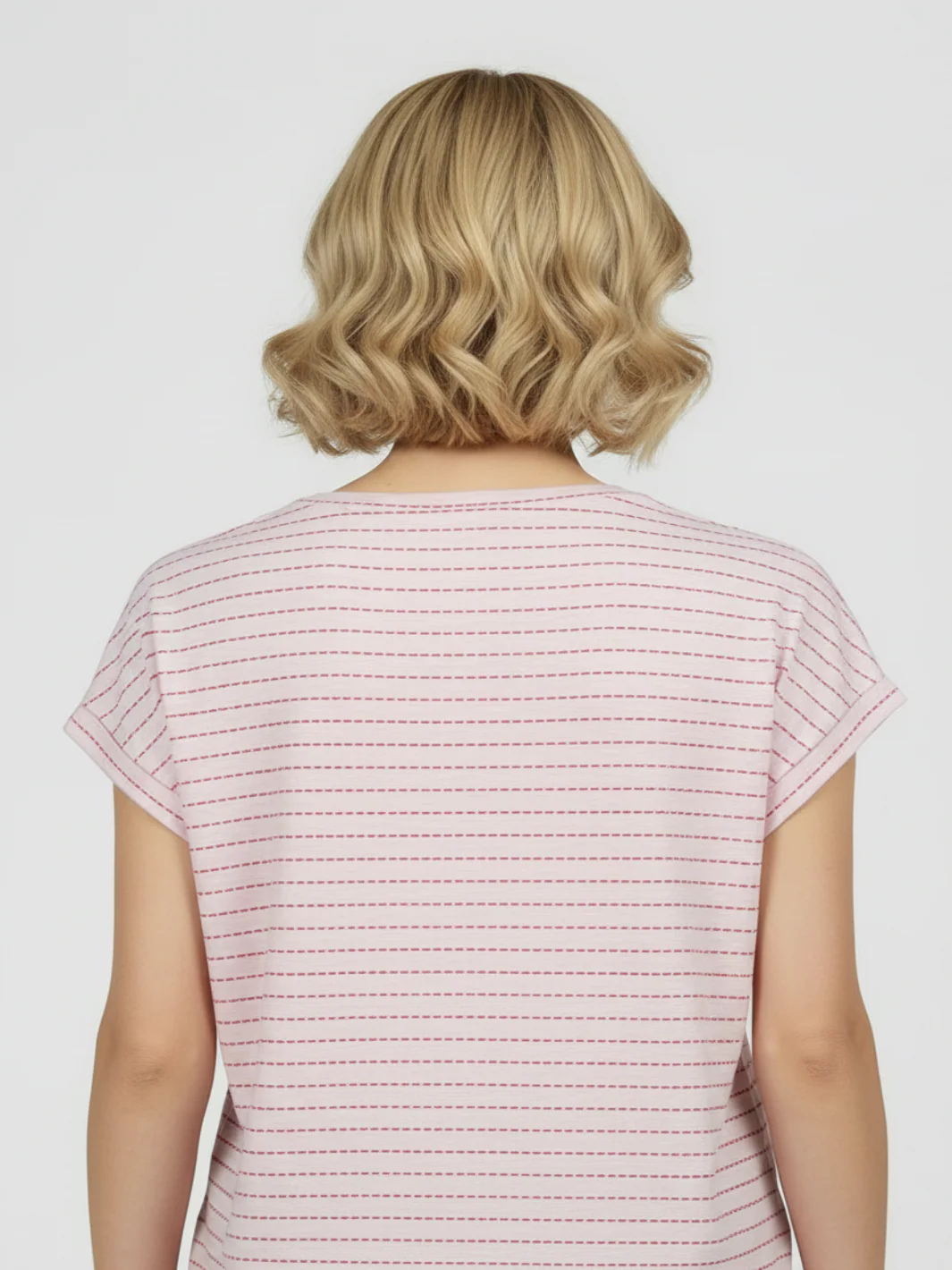 Freequent T-Shirt In Pink Print 207665 - Image 2