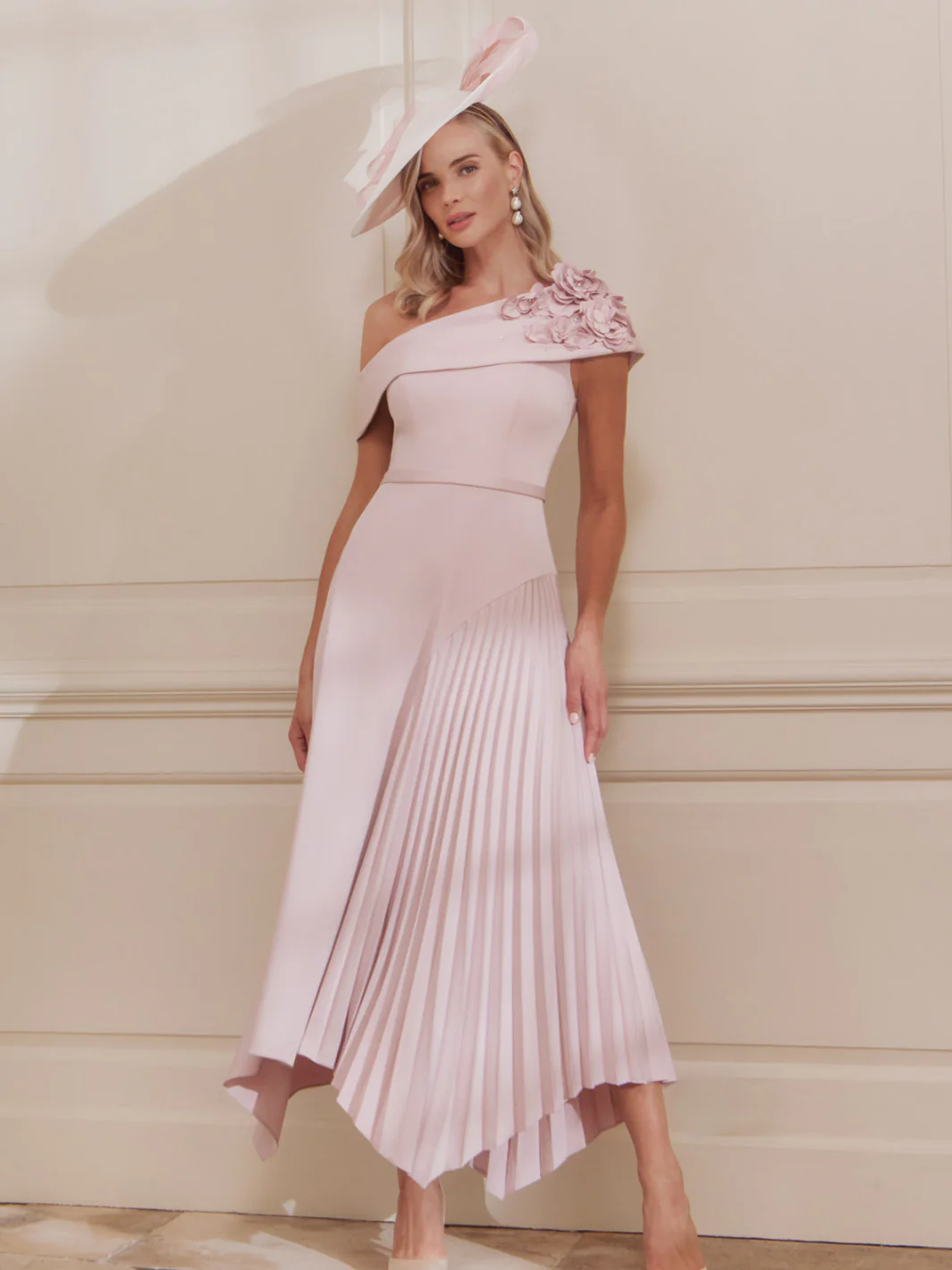 John Charles Dress 29362 In Petal
