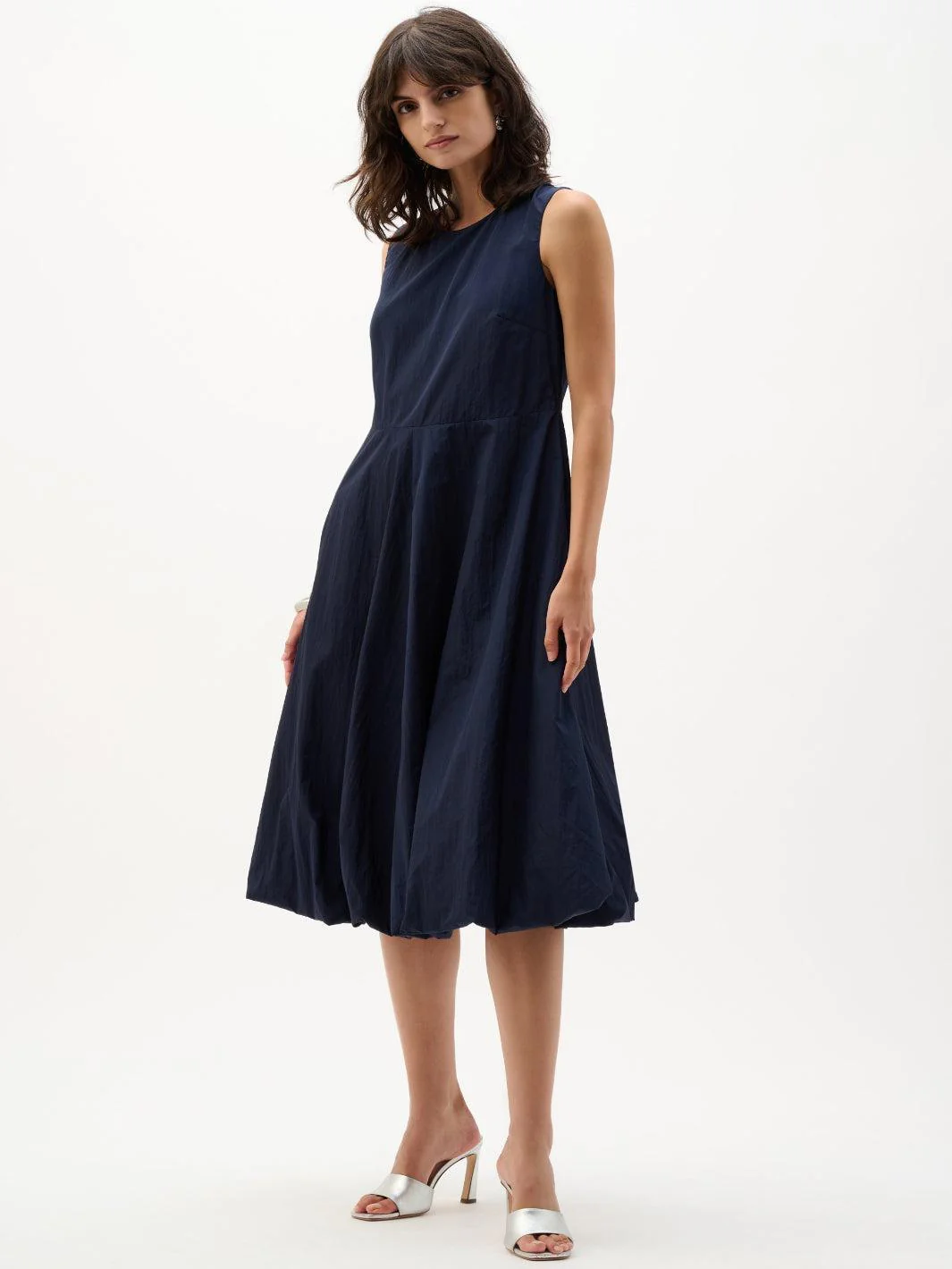Joseph Ribkoff Casual Sleeveless Midi Dress In Midnight Blue 262115 - Image 2