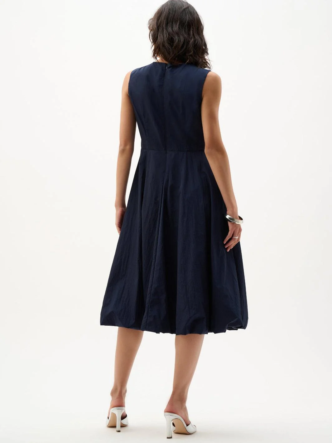 Joseph Ribkoff Casual Sleeveless Midi Dress In Midnight Blue 262115 - Image 5