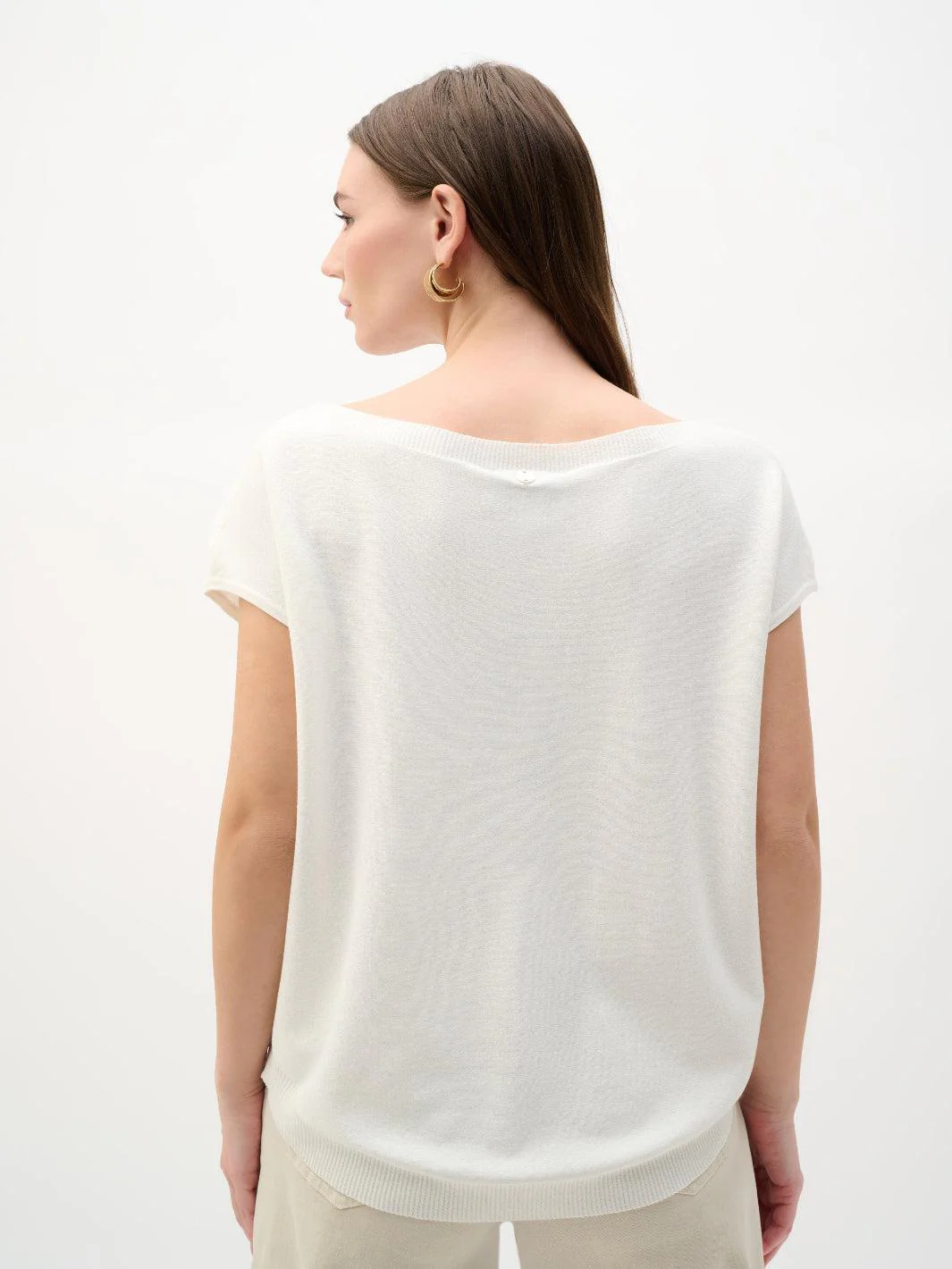 Joseph Ribkoff Embroidered Top In Vanilla 262942 - Image 4