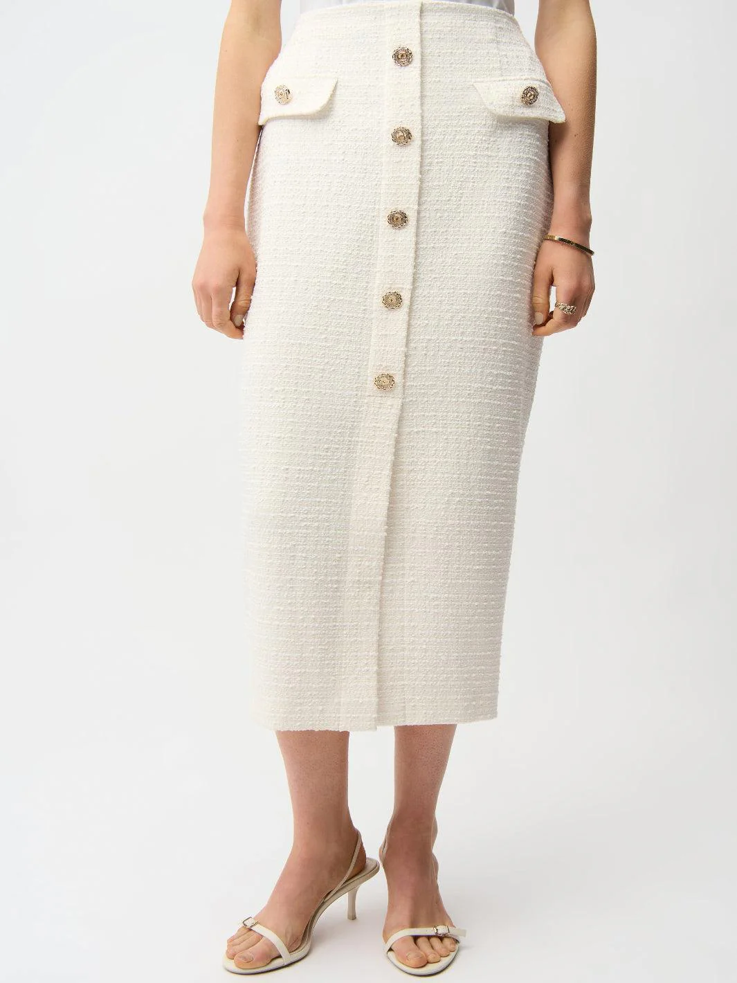 Joseph Ribkoff High-waist Skirt In Off-White 261301 - Image 2