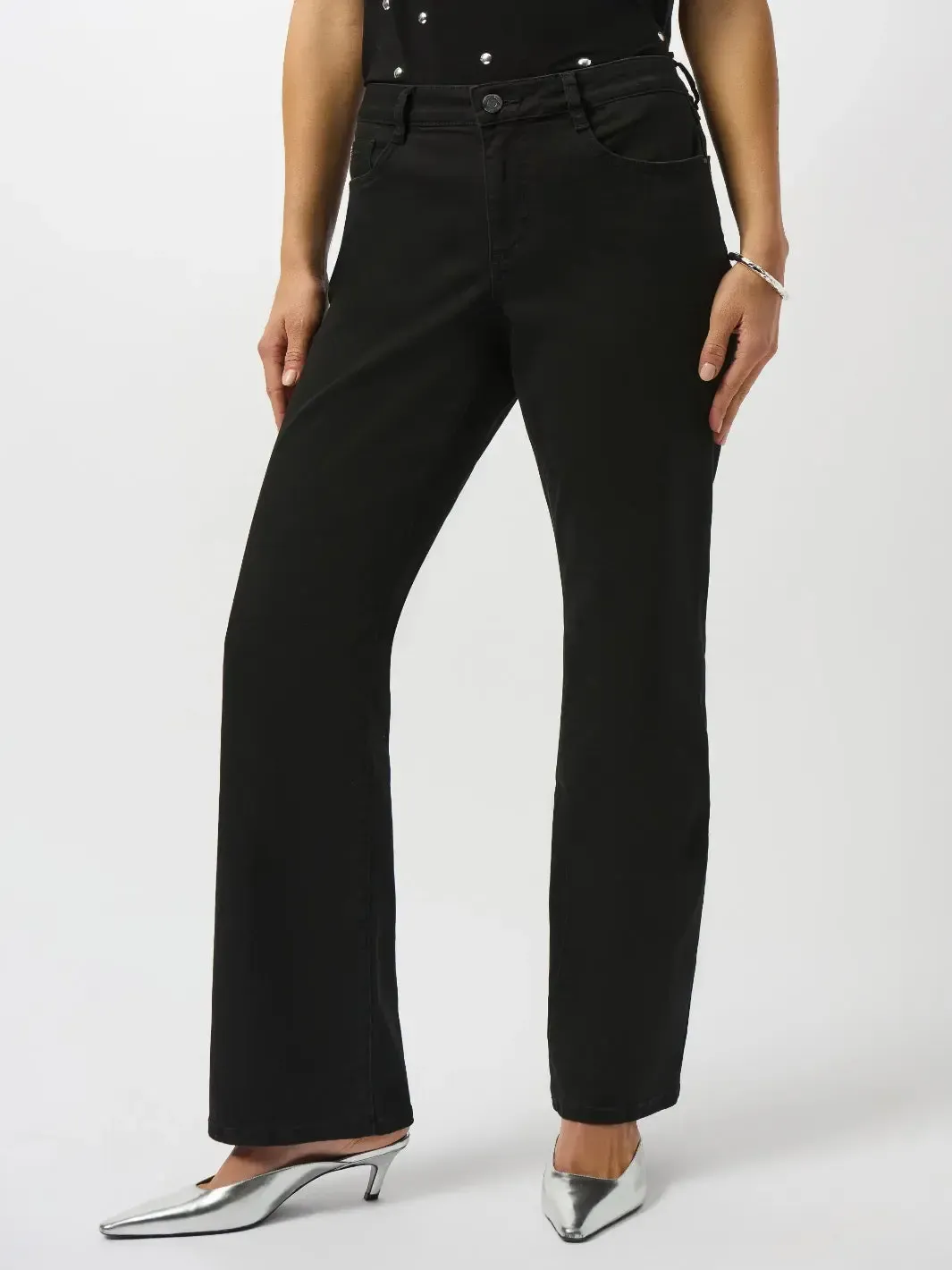 Joseph Ribkoff High-waisted Jeans In Black 251967B25 - Image 3