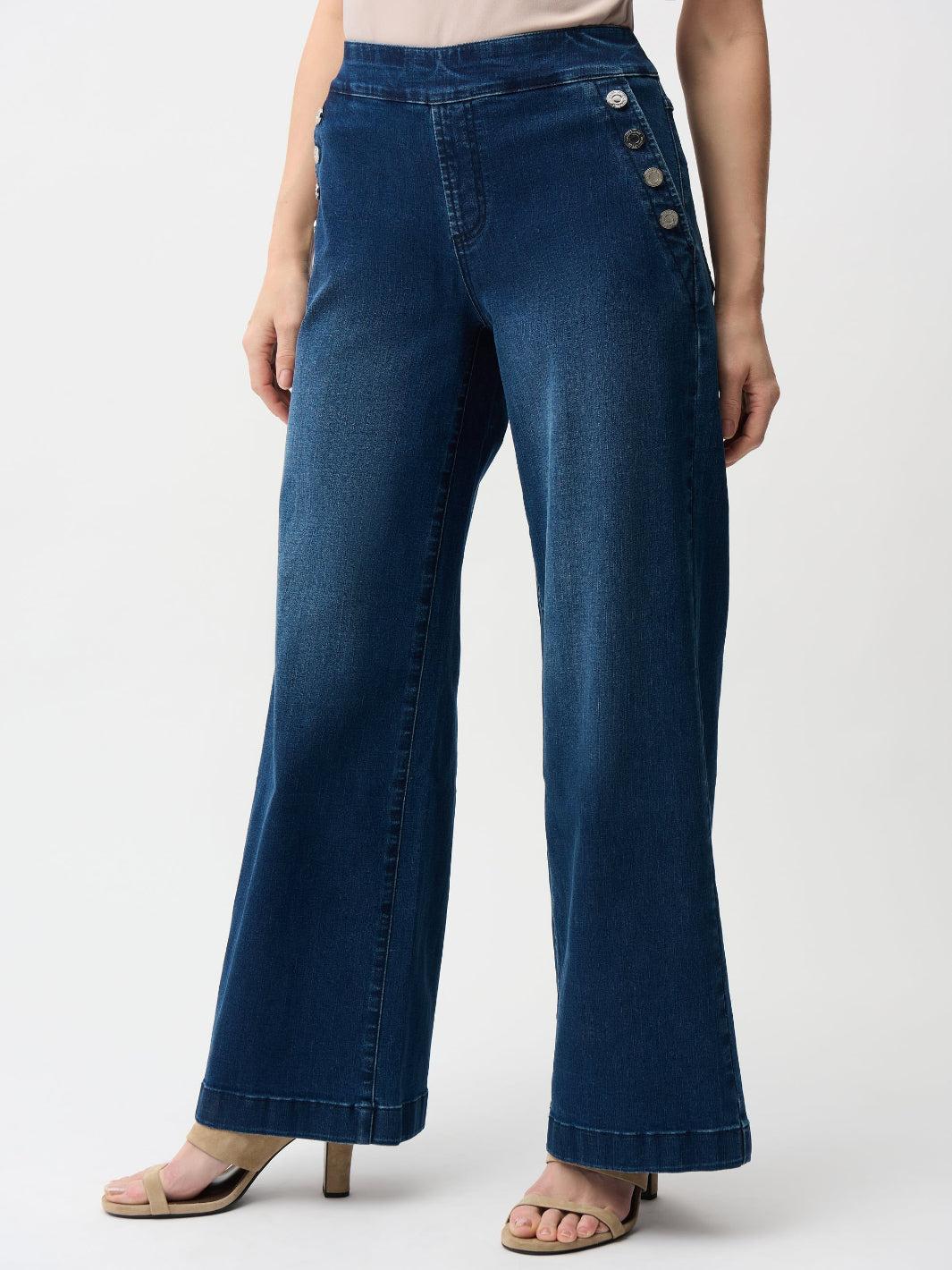 Joseph Ribkoff High-waisted Jeans In Denim Blue 261961 - Image 2