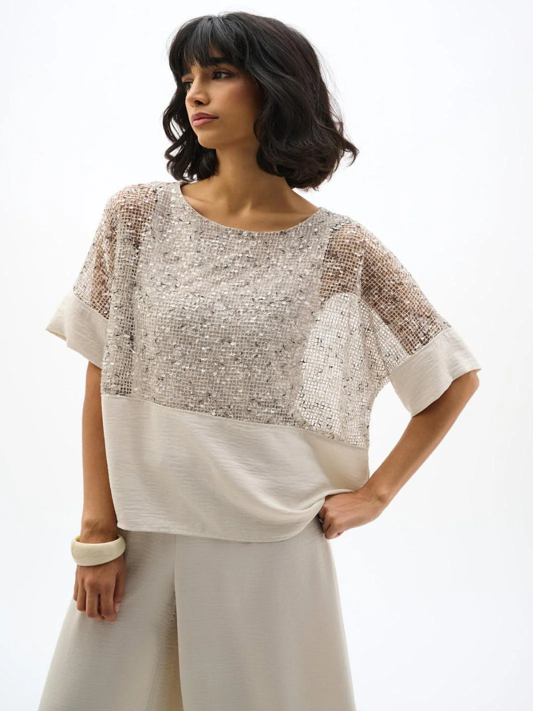 Joseph Ribkoff Jewel Top In Moonstone 262256 - Image 2