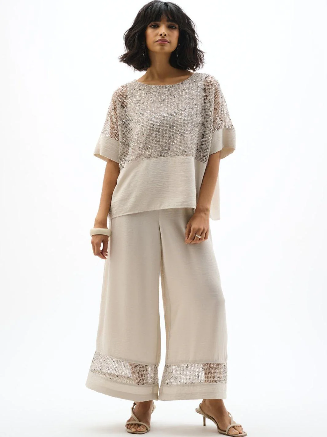 Joseph Ribkoff Jewel Top In Moonstone 262256 - Image 4