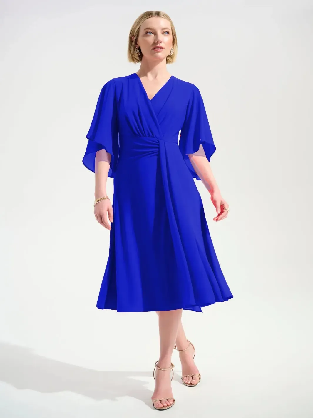 Joseph Ribkoff Knee-length Midi Dress In Royal Sapphire 261710