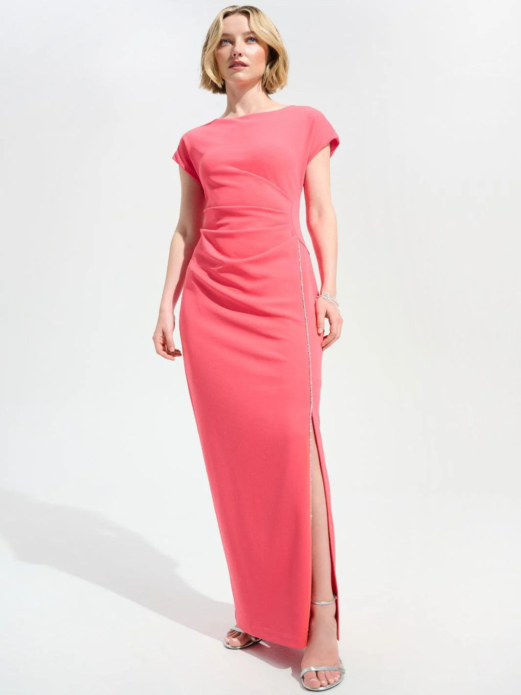 Joseph Ribkoff Maxi Dress In Coral 261713