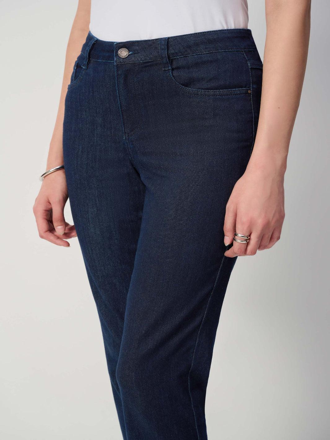 Joseph Ribkoff Mid-Rise Casual Jeans In Dark Denim Blue 251966F25 - Image 3