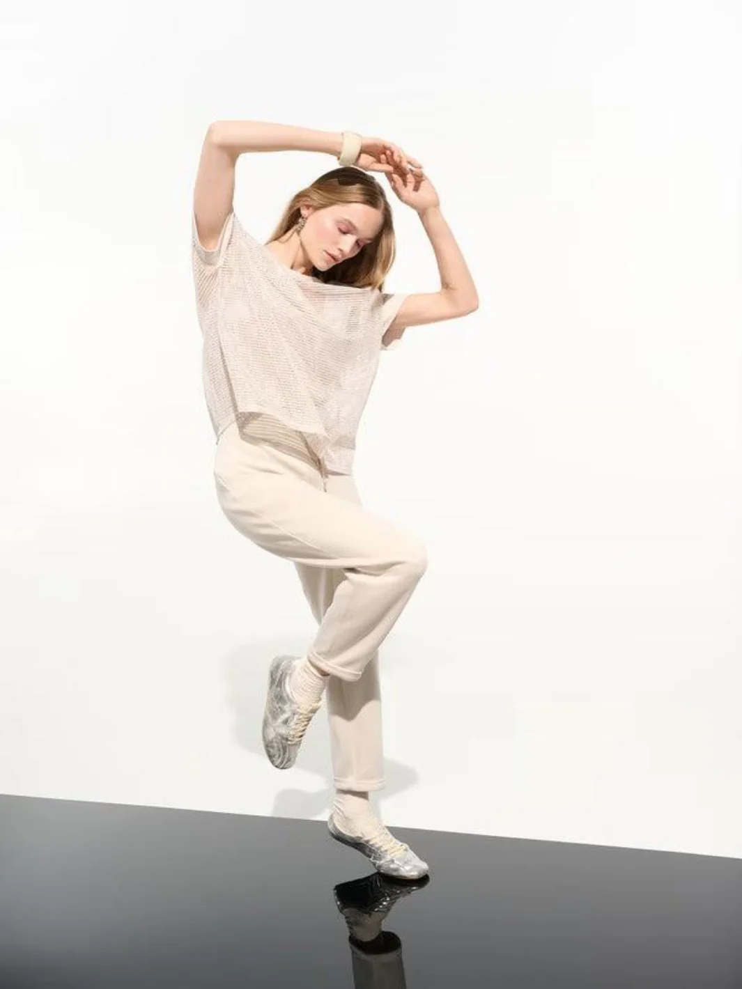 Joseph Ribkoff Mid-rise Trousers In Moonstone 261606 - Image 3