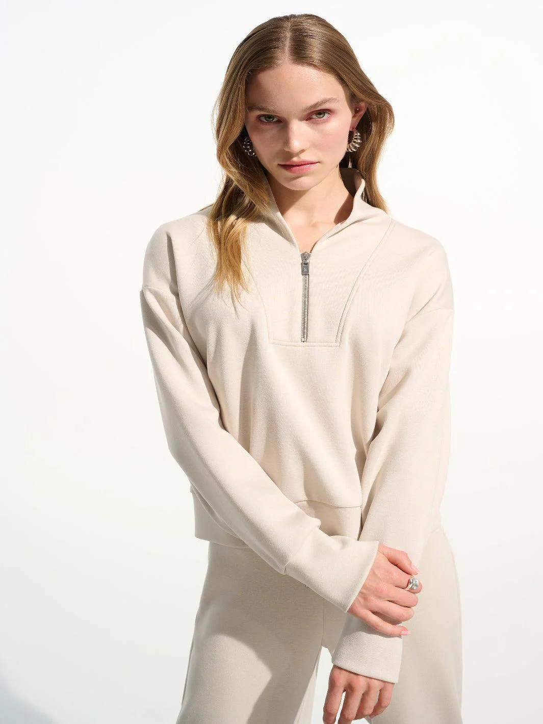 Joseph Ribkoff Relaxed Fit Sweater In Moonstone 261610