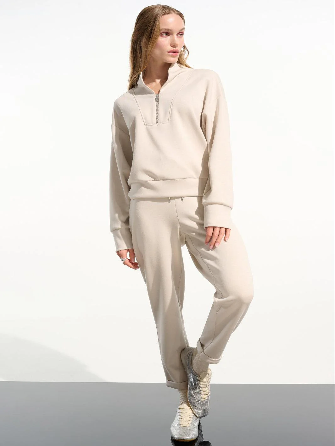 Joseph Ribkoff Relaxed Fit Sweater In Moonstone 261610 - Image 2