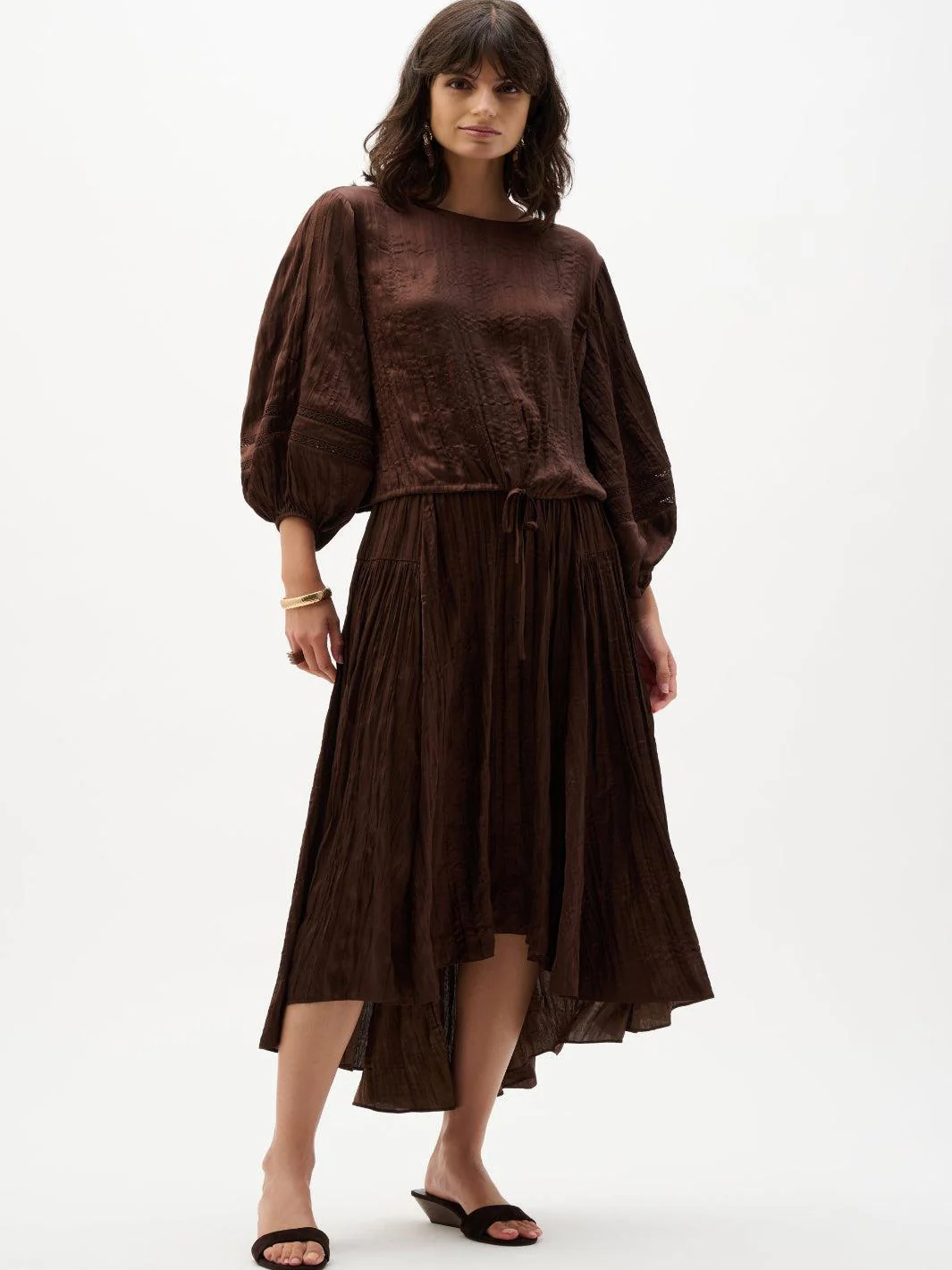 Joseph Ribkoff Relaxed Fit Top In Mahogony 262959 - Image 2