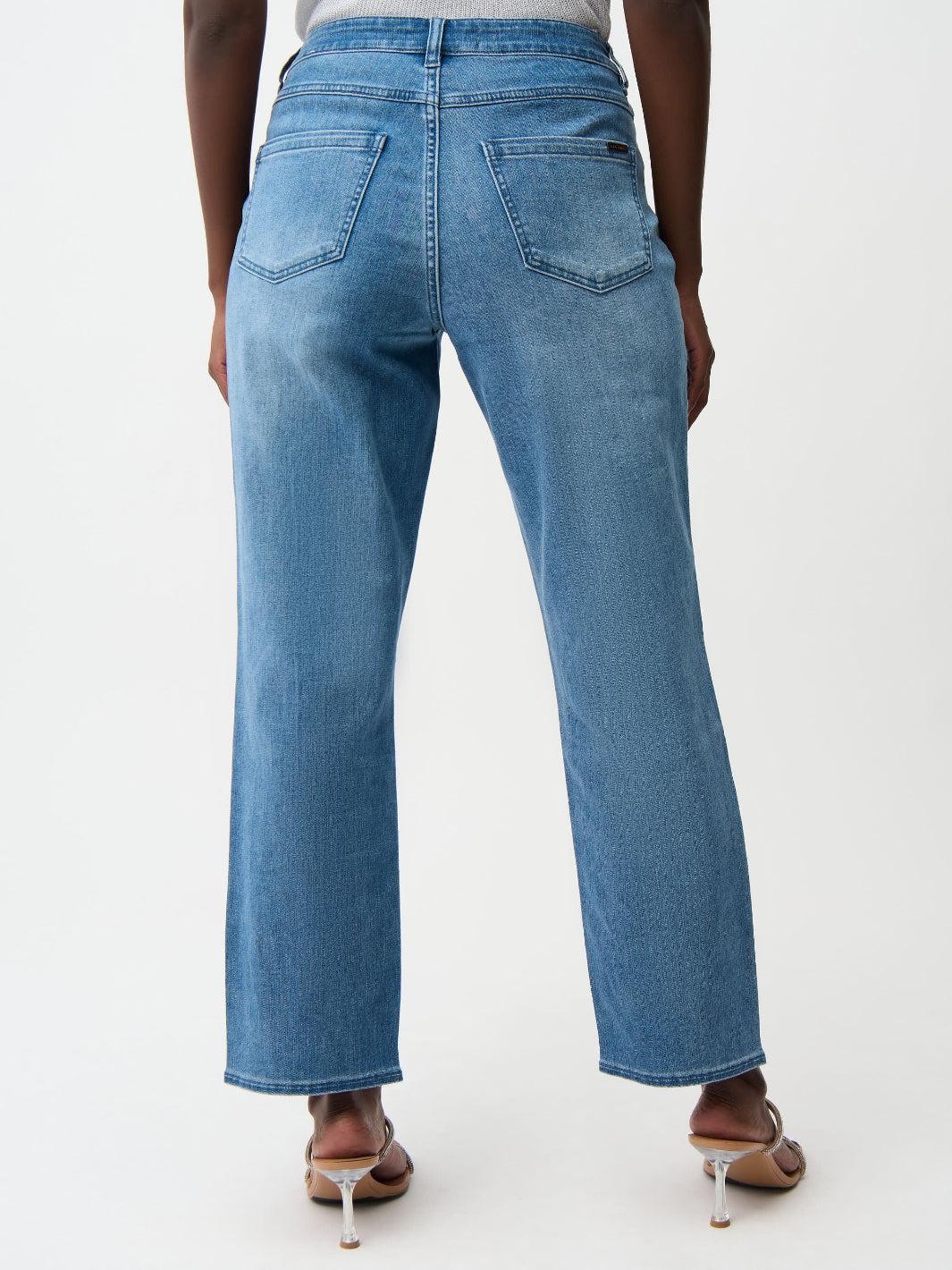 Joseph Ribkoff Relaxed Jeans In Denim Blue 261954 - Image 4