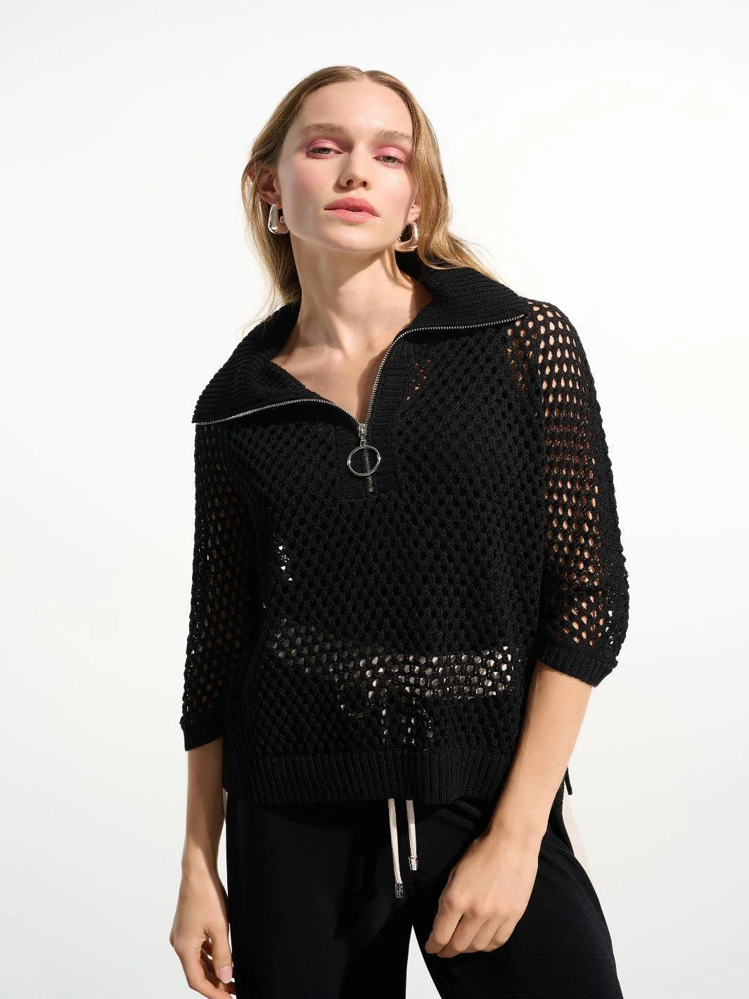 Joseph Ribkoff Relaxed Top In Black 261634