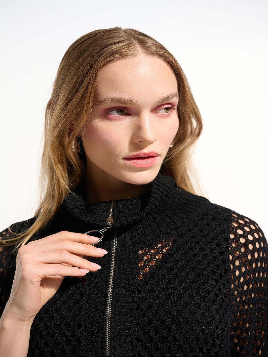 Joseph Ribkoff Relaxed Top In Black 261634 - Image 2