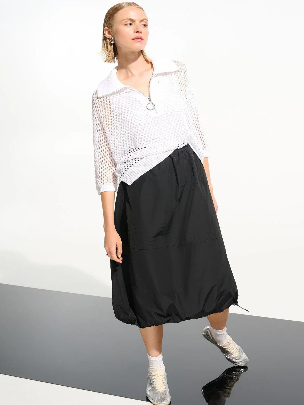 Joseph Ribkoff Relaxed Top In Vanilla 261634 - Image 2