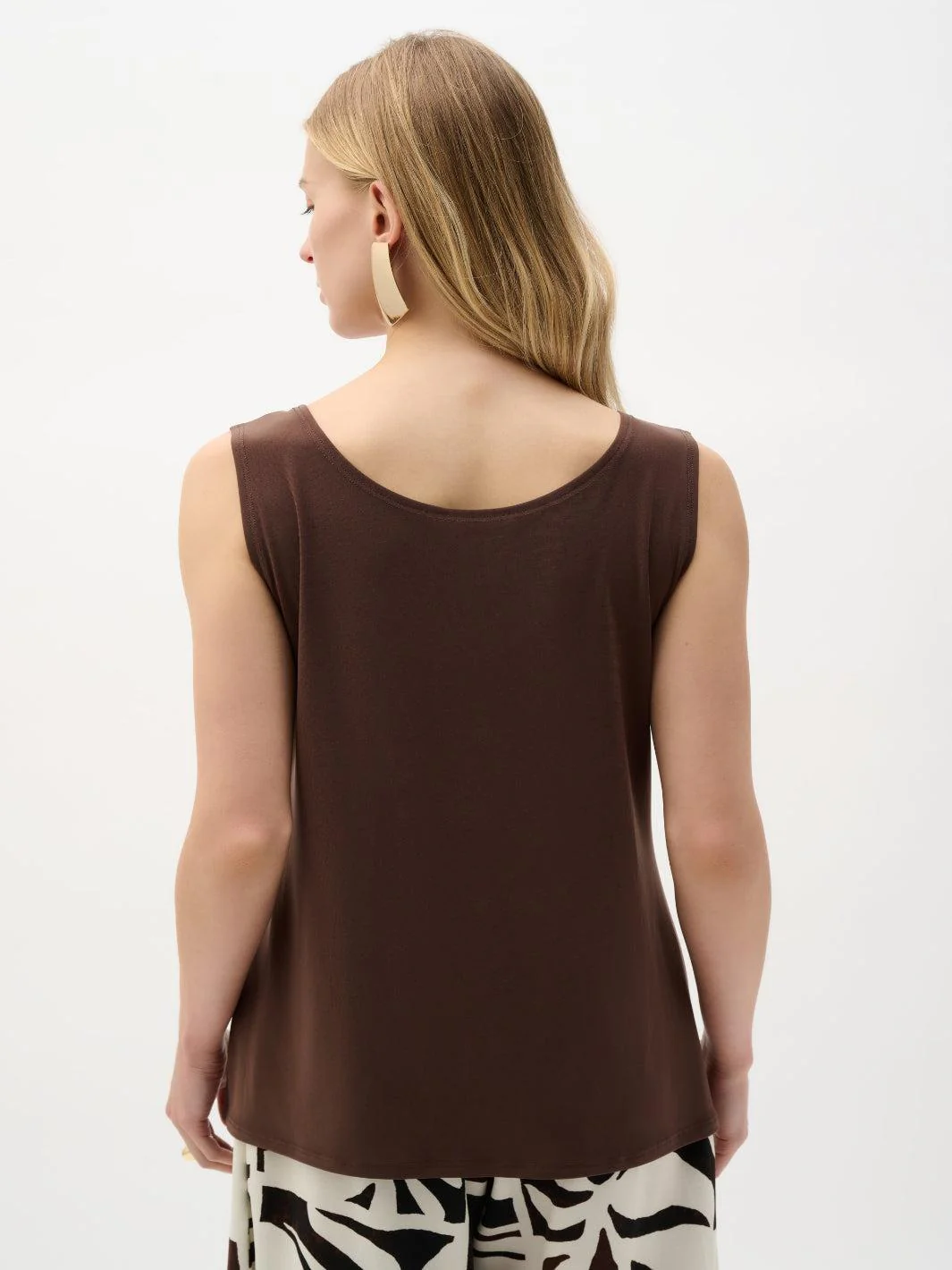 Joseph Ribkoff Silky Camisole In Mahogany 251970 - Image 4