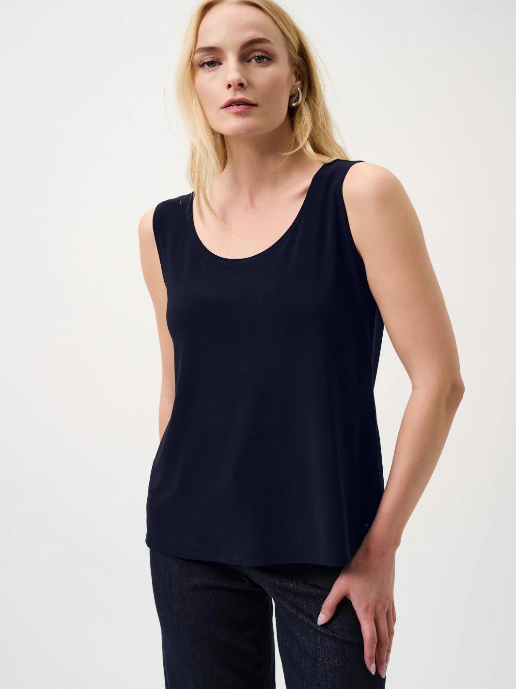 Joseph Ribkoff Sleeveless Top In Midnight Blue 251970CO - Image 2