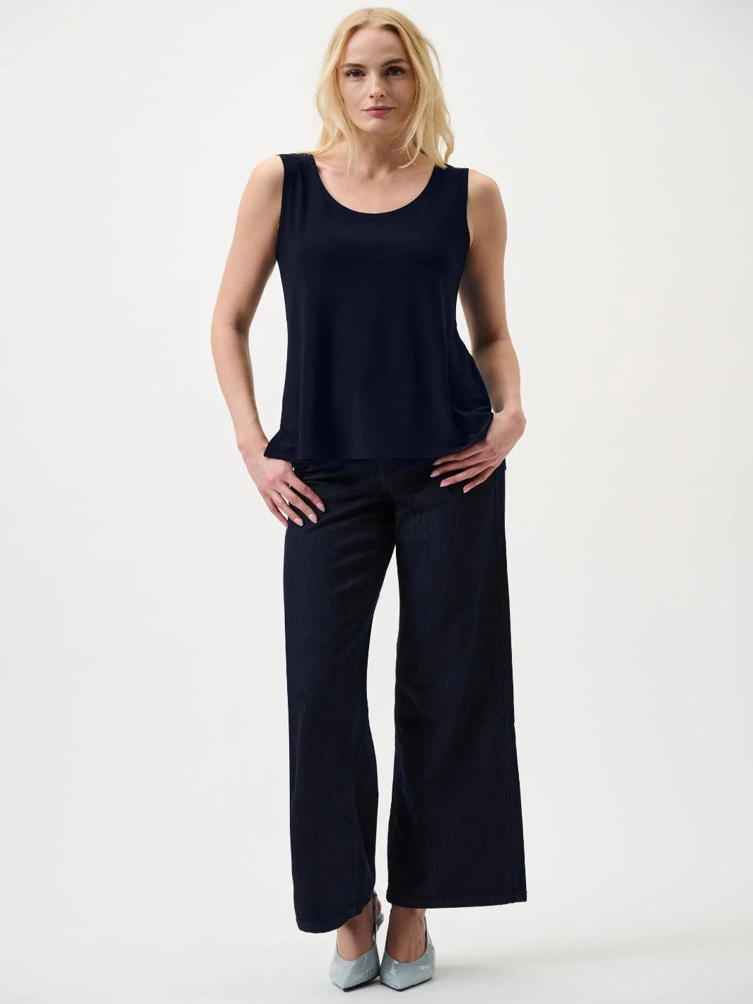 Joseph Ribkoff Sleeveless Top In Midnight Blue 251970CO - Image 3
