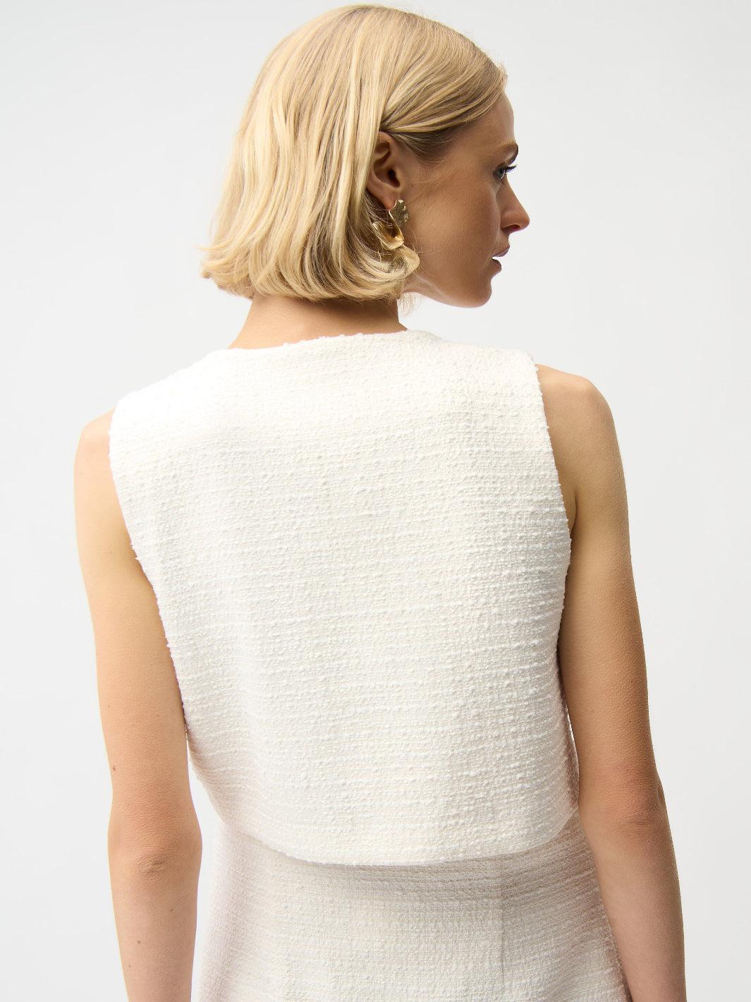 Joseph Ribkoff Sleeveless Top In Off-White 261300 - Image 4