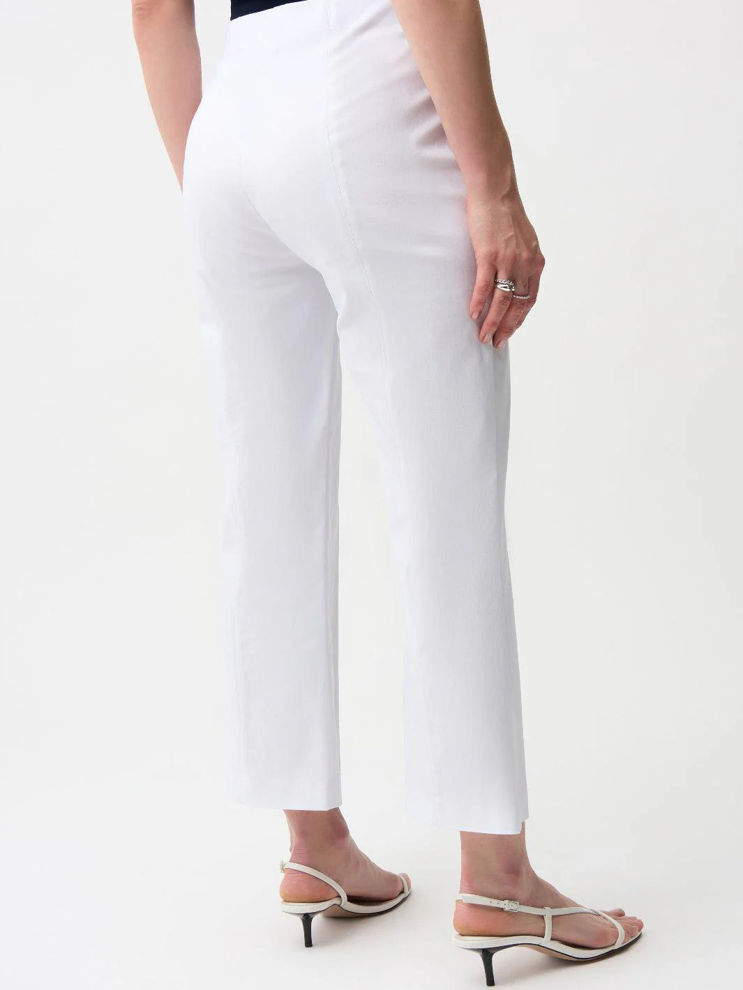 Joseph Ribkoff Slim Ankle-length Trousers In White 261082 - Image 3
