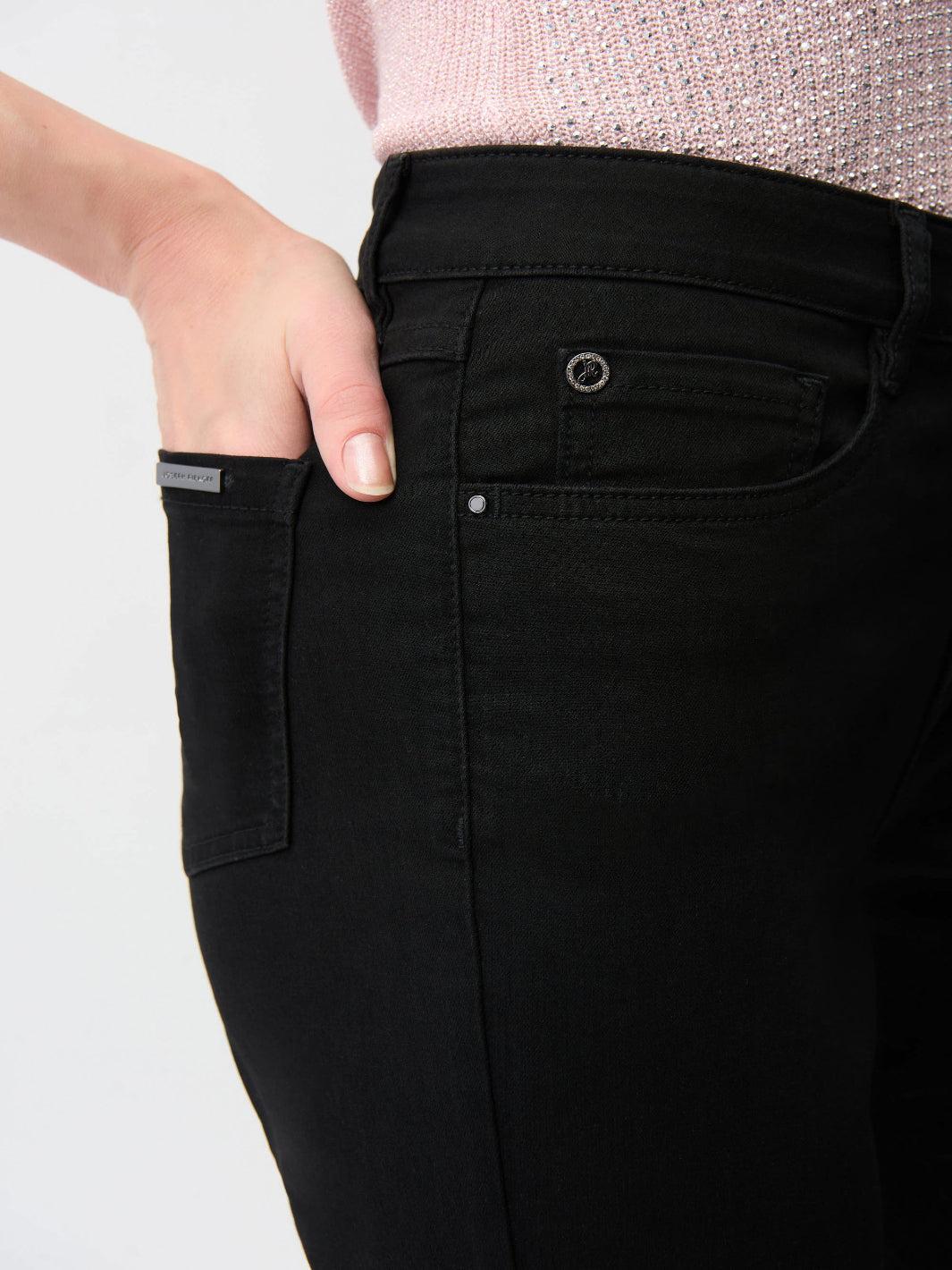 Joseph Ribkoff Slim Jeans In Black 261994 - Image 3