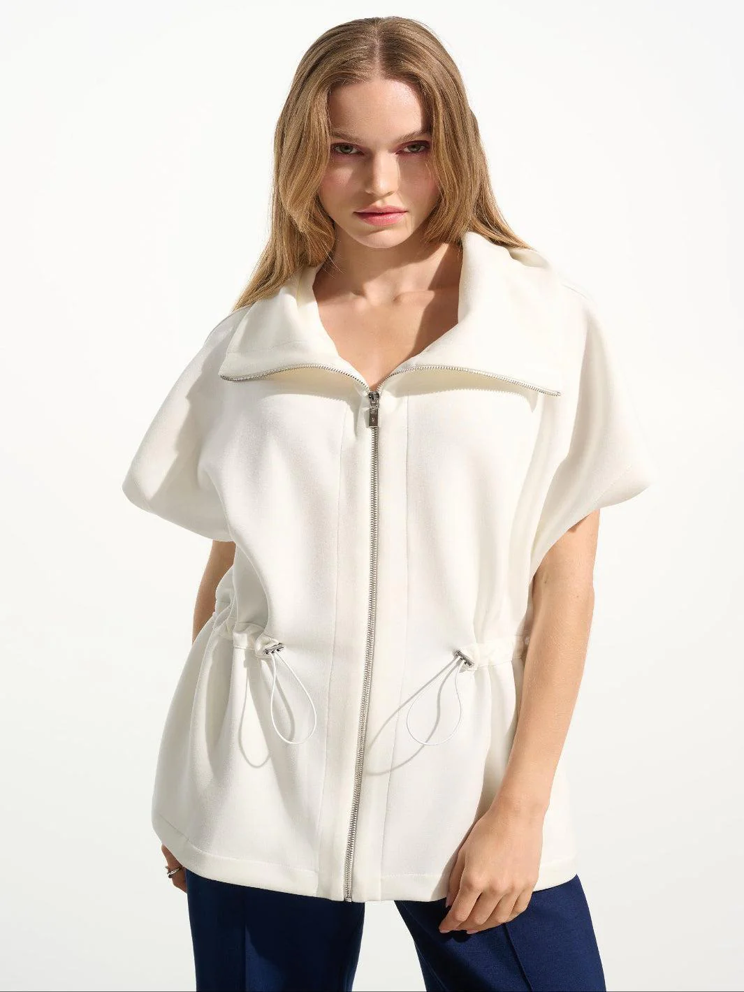 Joseph Ribkoff Sporty Jacket In Off White 261638 - Image 2