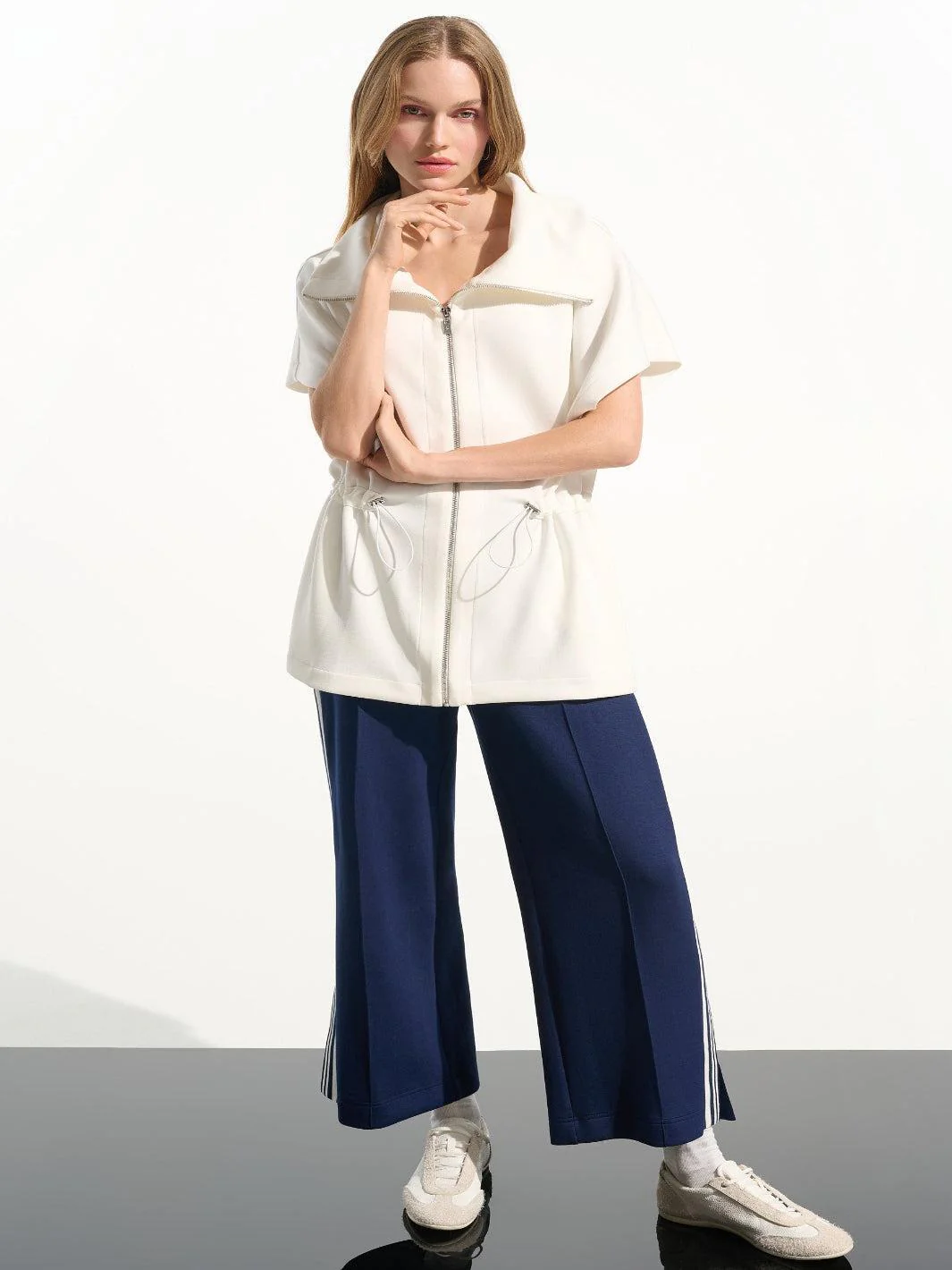 Joseph Ribkoff Sporty Jacket In Off White 261638 - Image 3