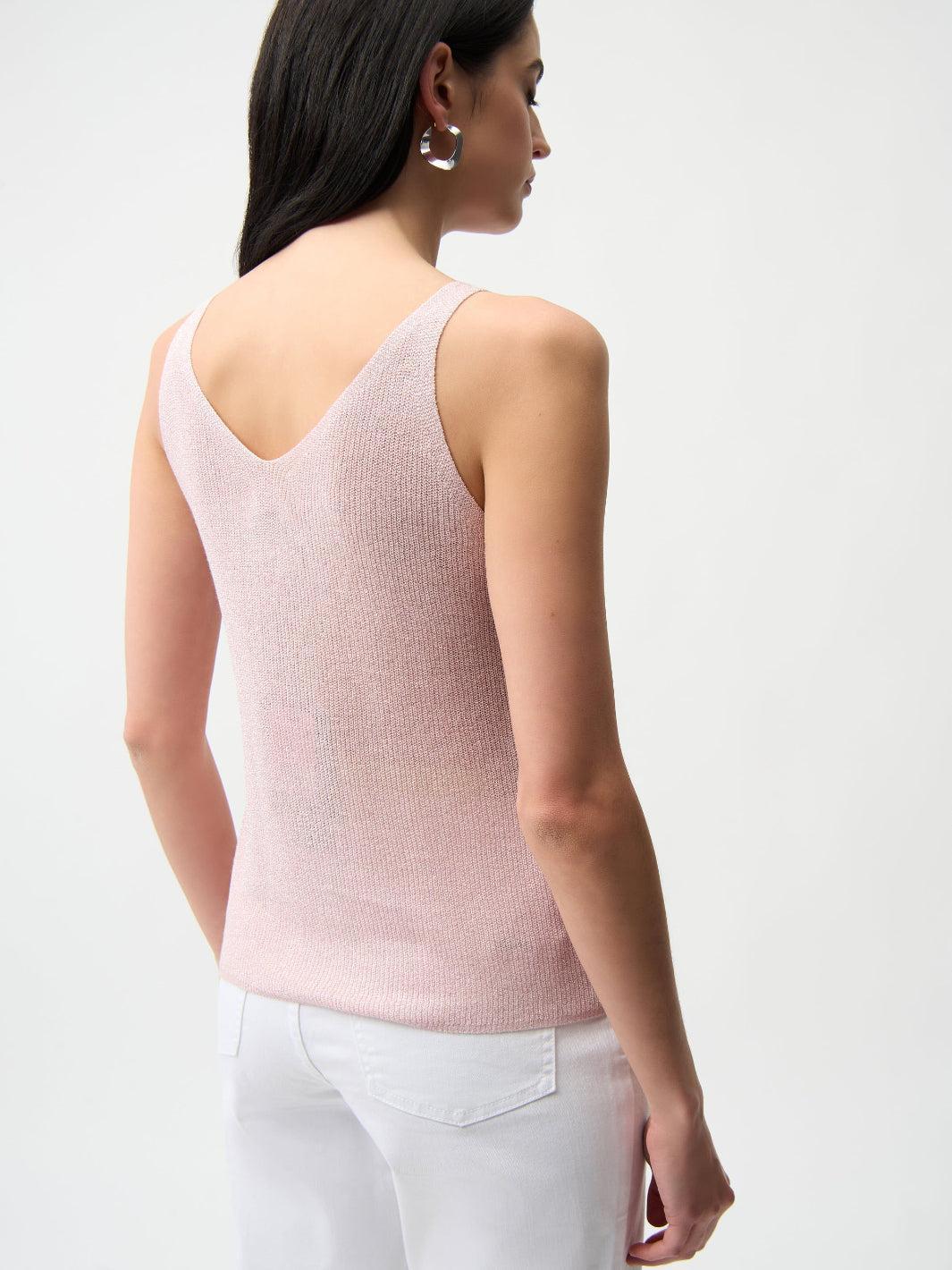 Joseph Ribkoff V-neck Pullover In Petal Pink 252915S26 - Image 5