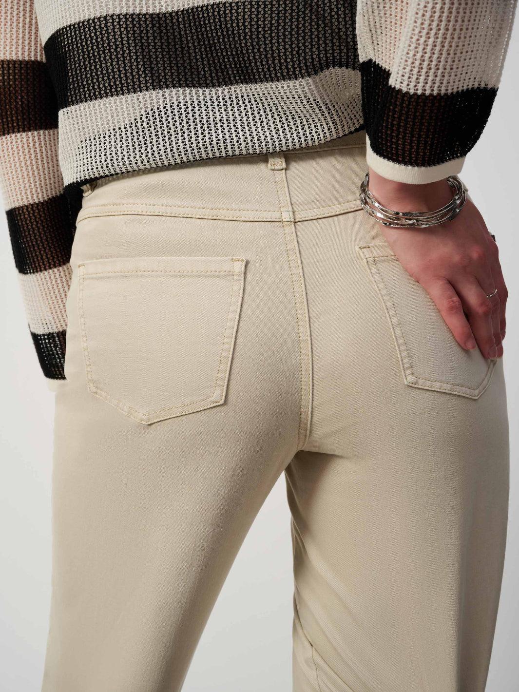 Joseph Ribkoff Wide-leg Cropped Jeans In Moonstone 251901S26 - Image 4