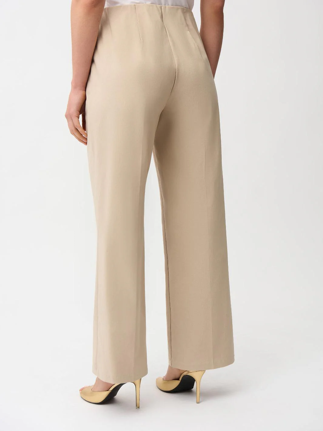 Joseph Ribkoff Wide-leg Trousers In Beige 261040 - Image 4