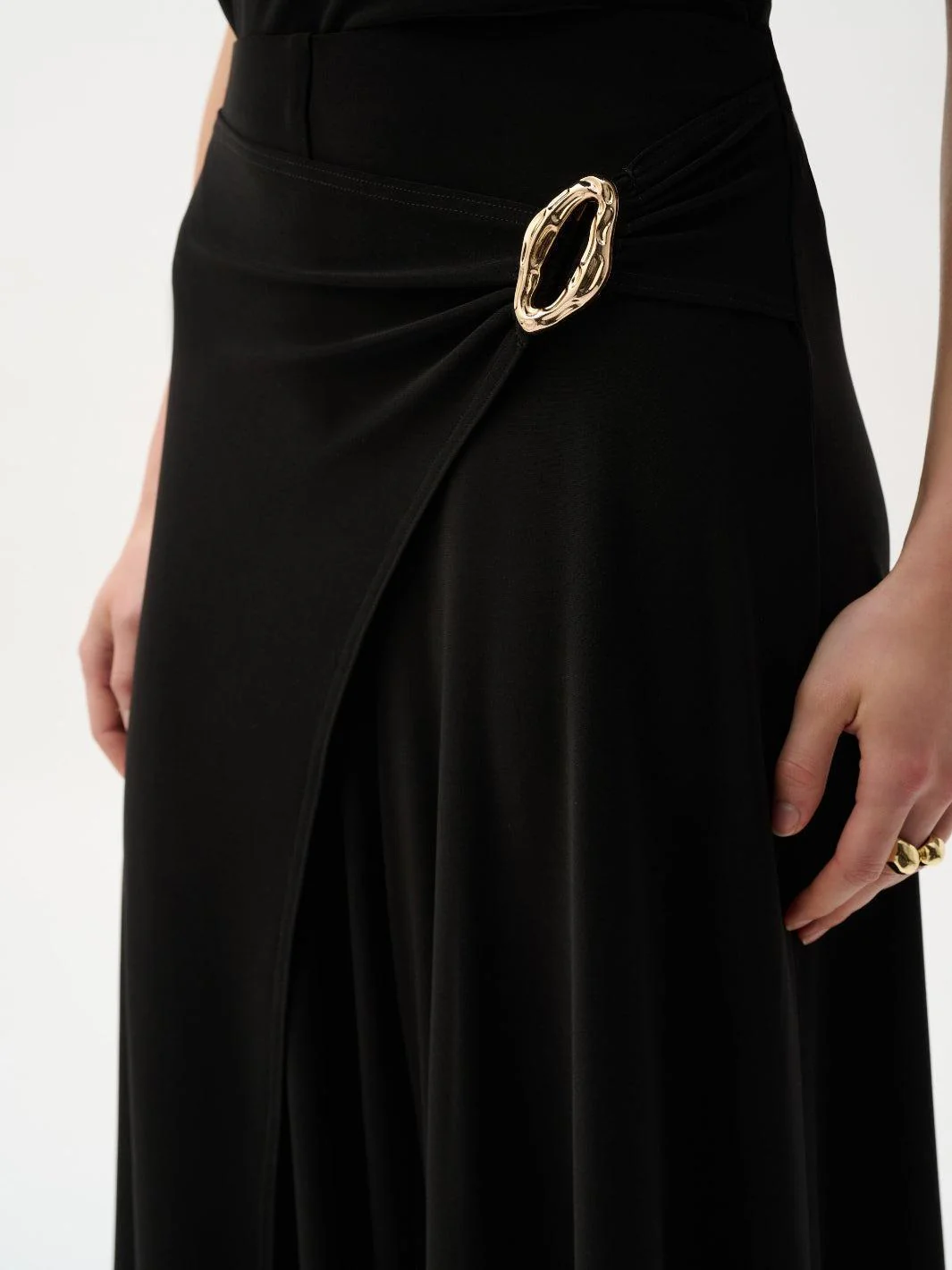 Joseph Ribkoff Wide-leg Trousers In Black 262150 - Image 3